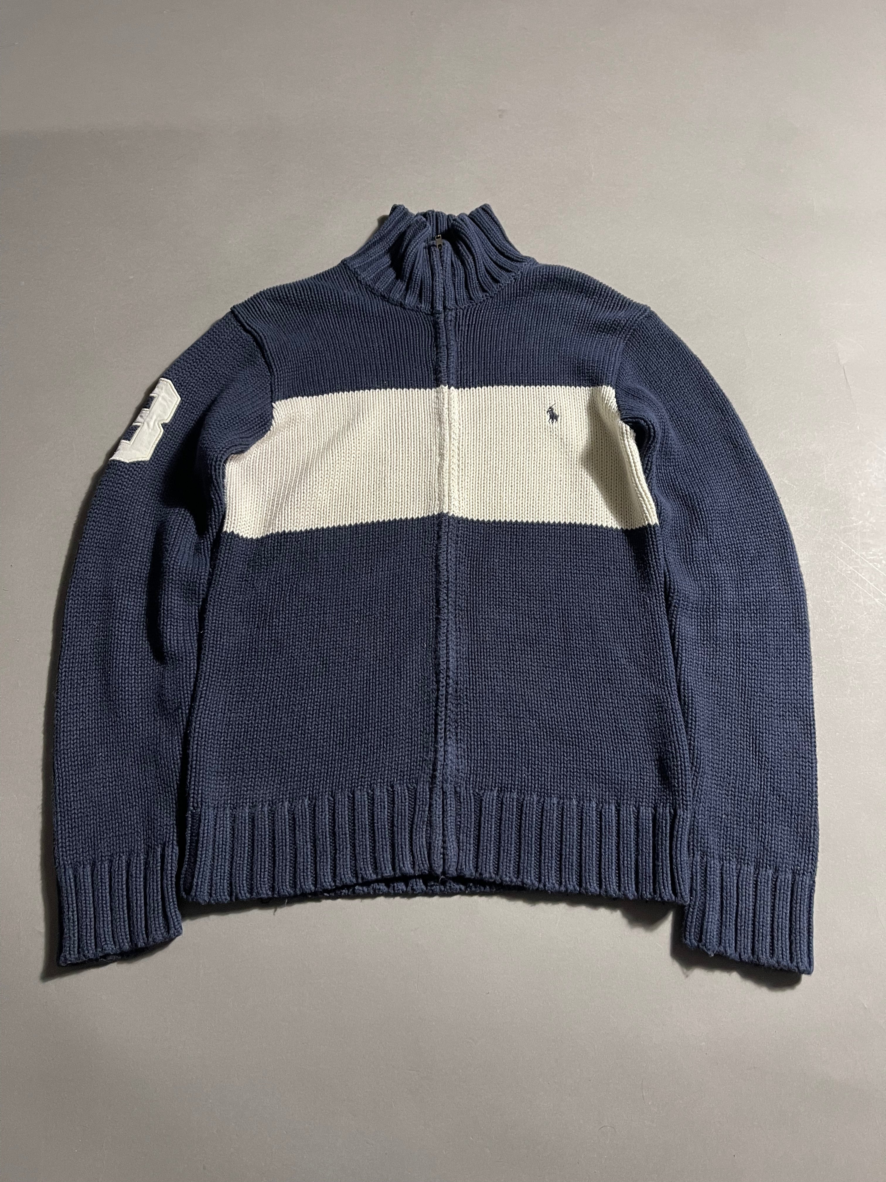 Polo Ralph Lauren Vintage Y2K Knit Sweat Jacket L Mens