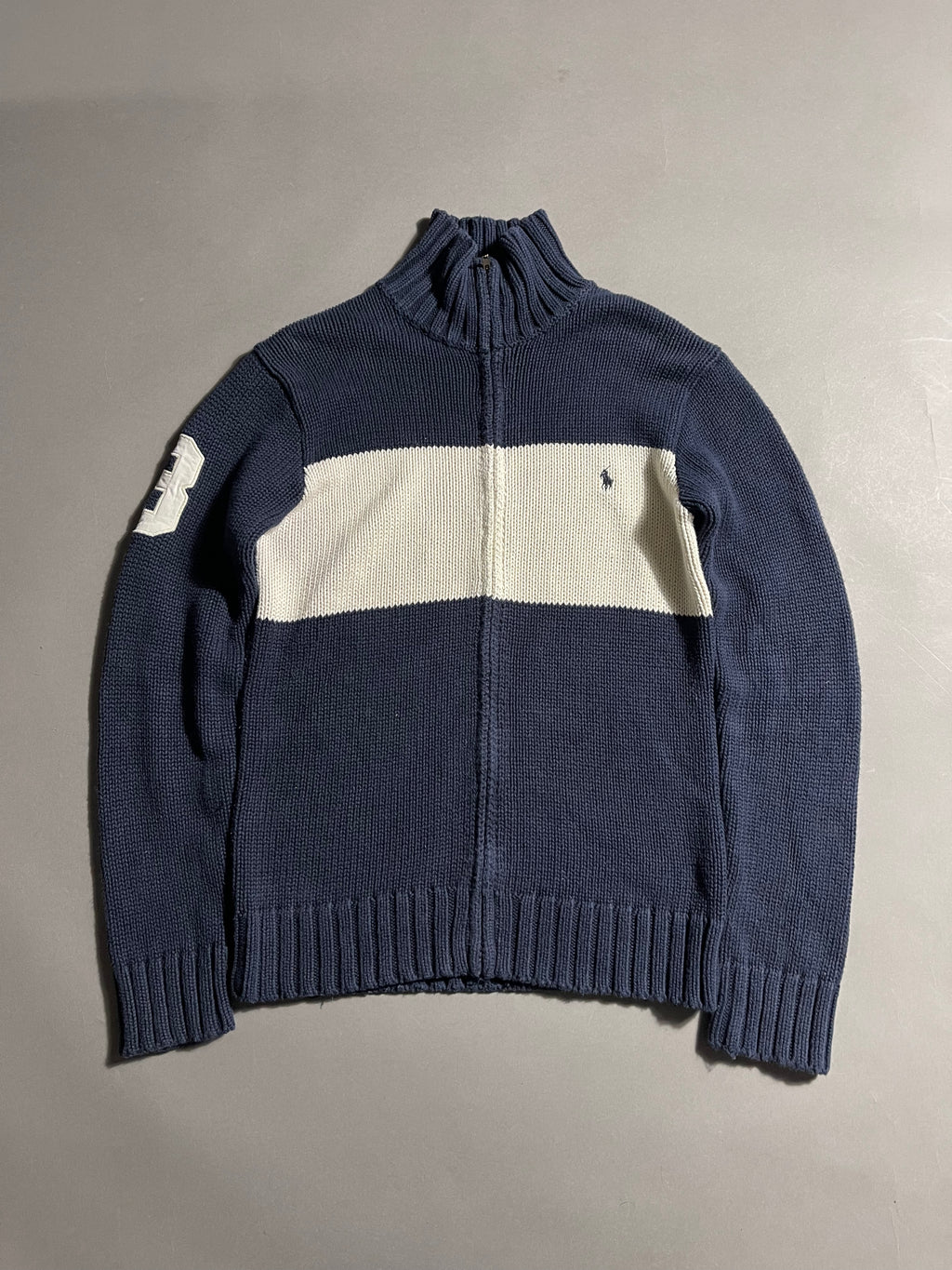 Polo Ralph Lauren Vintage Y2K Knit Sweat Jacket L Mens