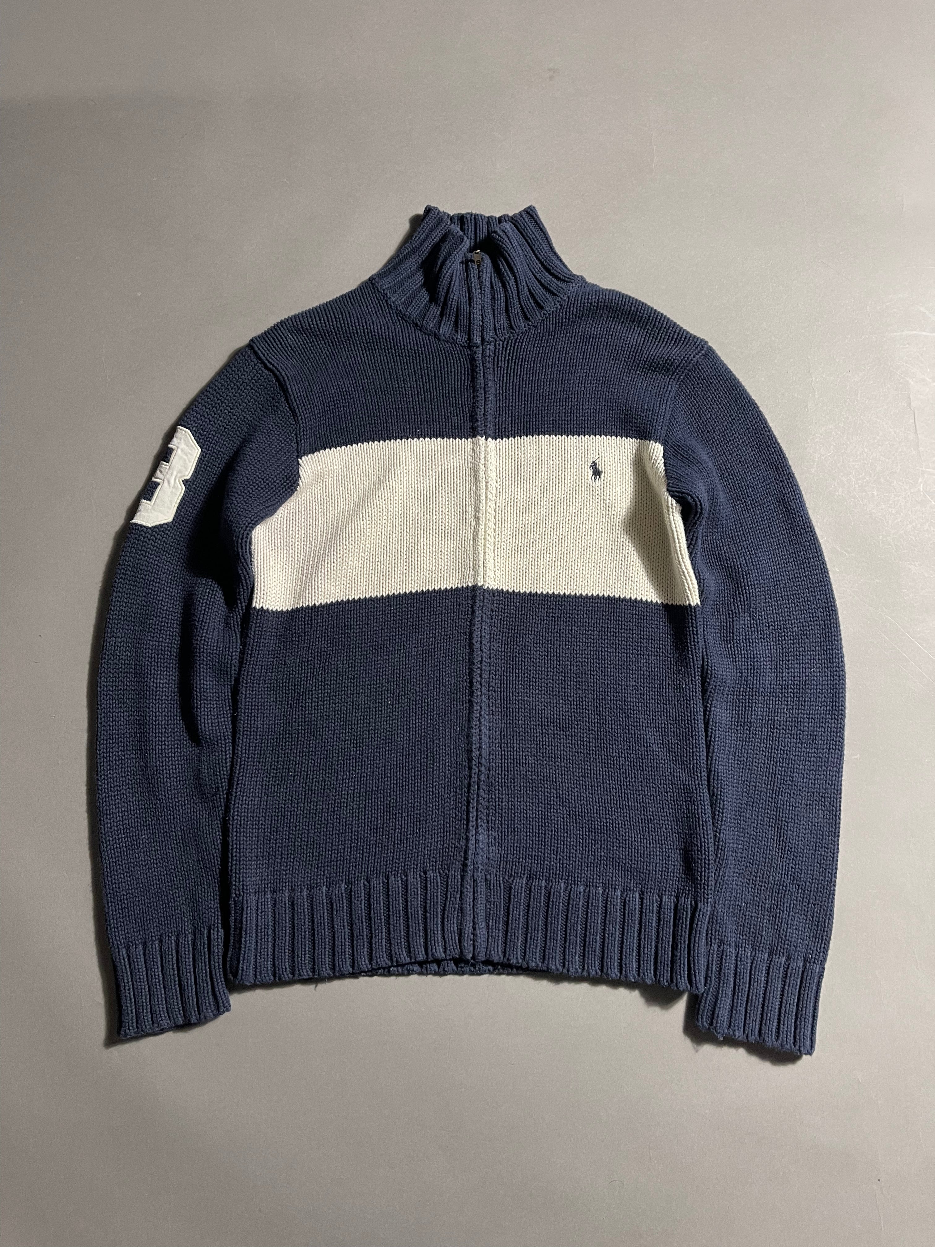 Polo Ralph Lauren Vintage Y2K Knit Sweat Jacket L Mens