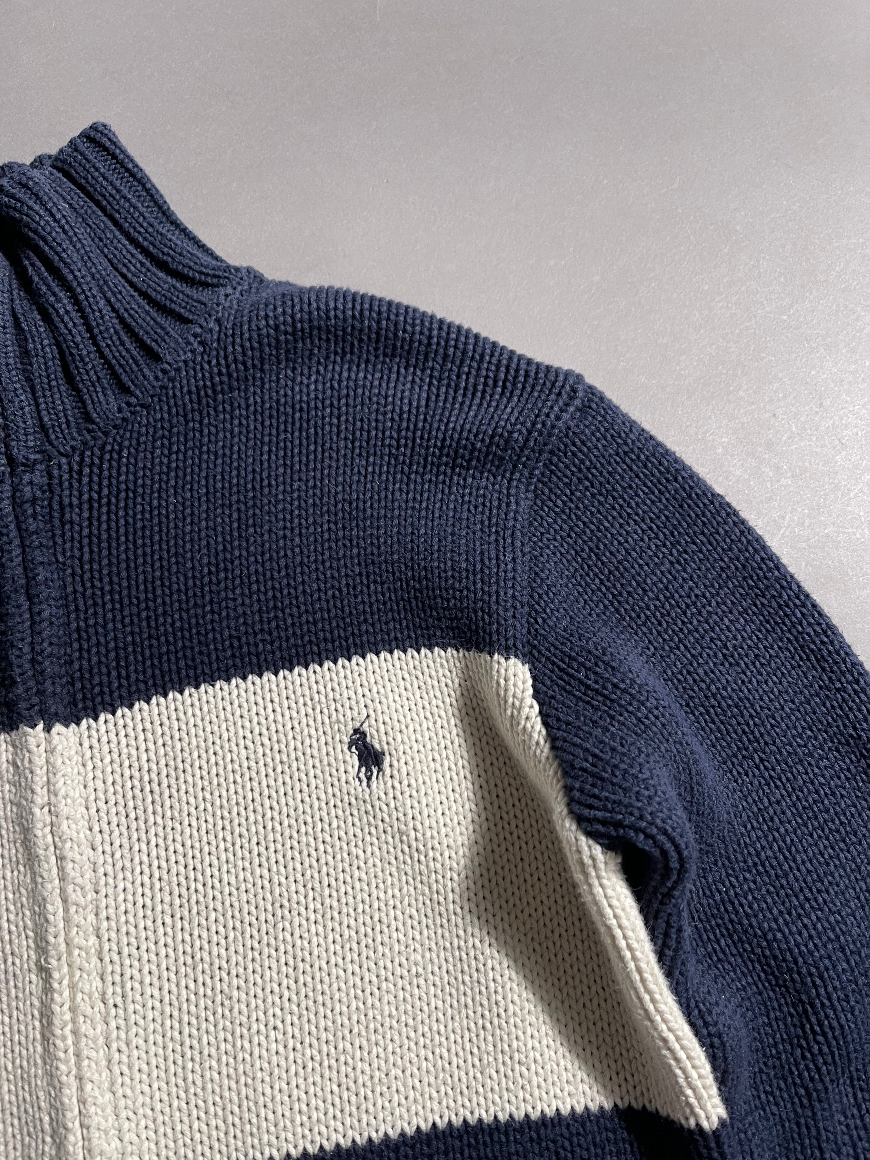 Polo Ralph Lauren Vintage Y2K Knit Sweat Jacket L Mens