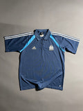 Adidas x Olympique Marseille Vintage Y2K Polo Shirt L Mens