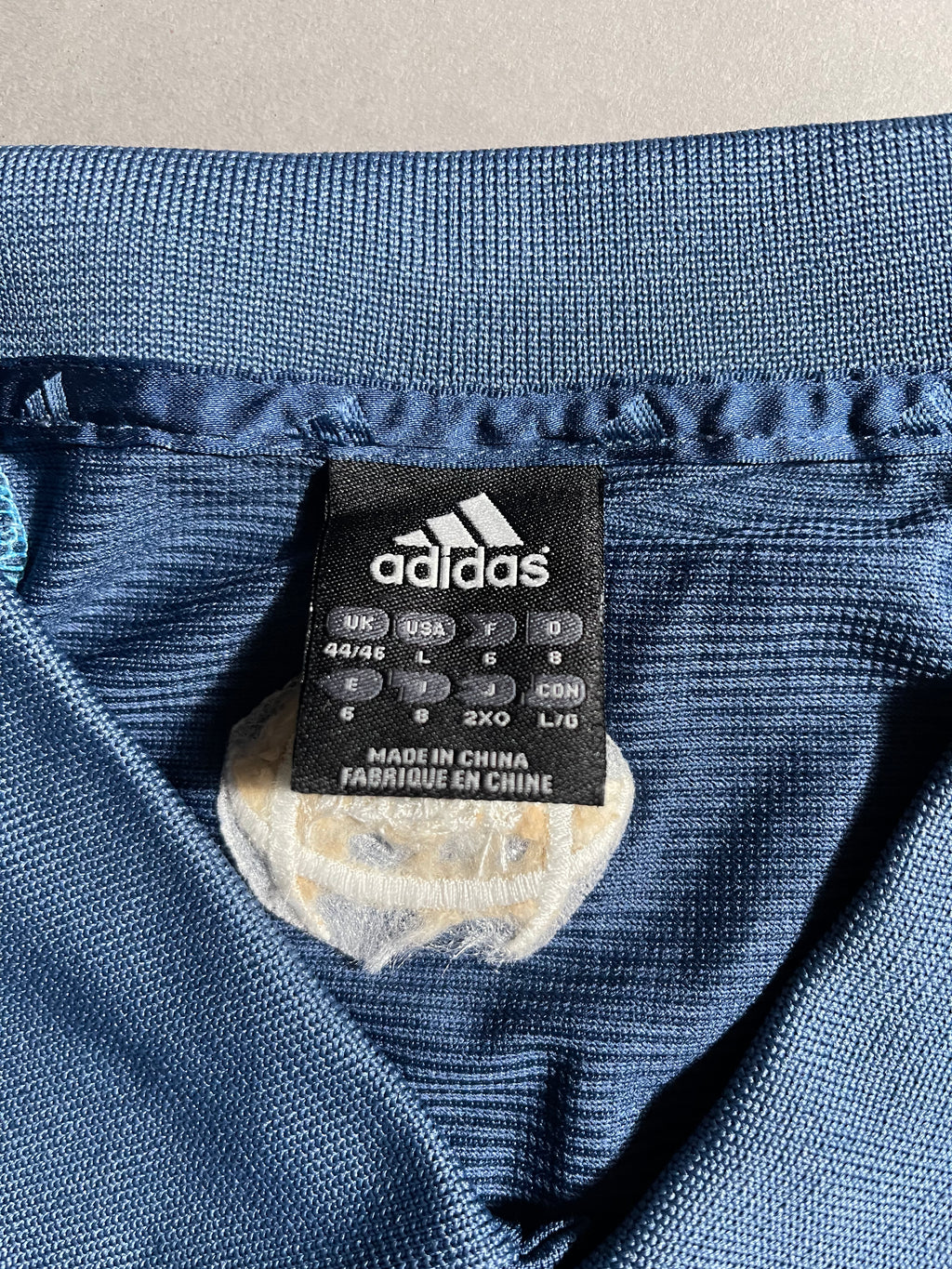 Adidas x Olympique Marseille Vintage Y2K Polo Shirt L Mens