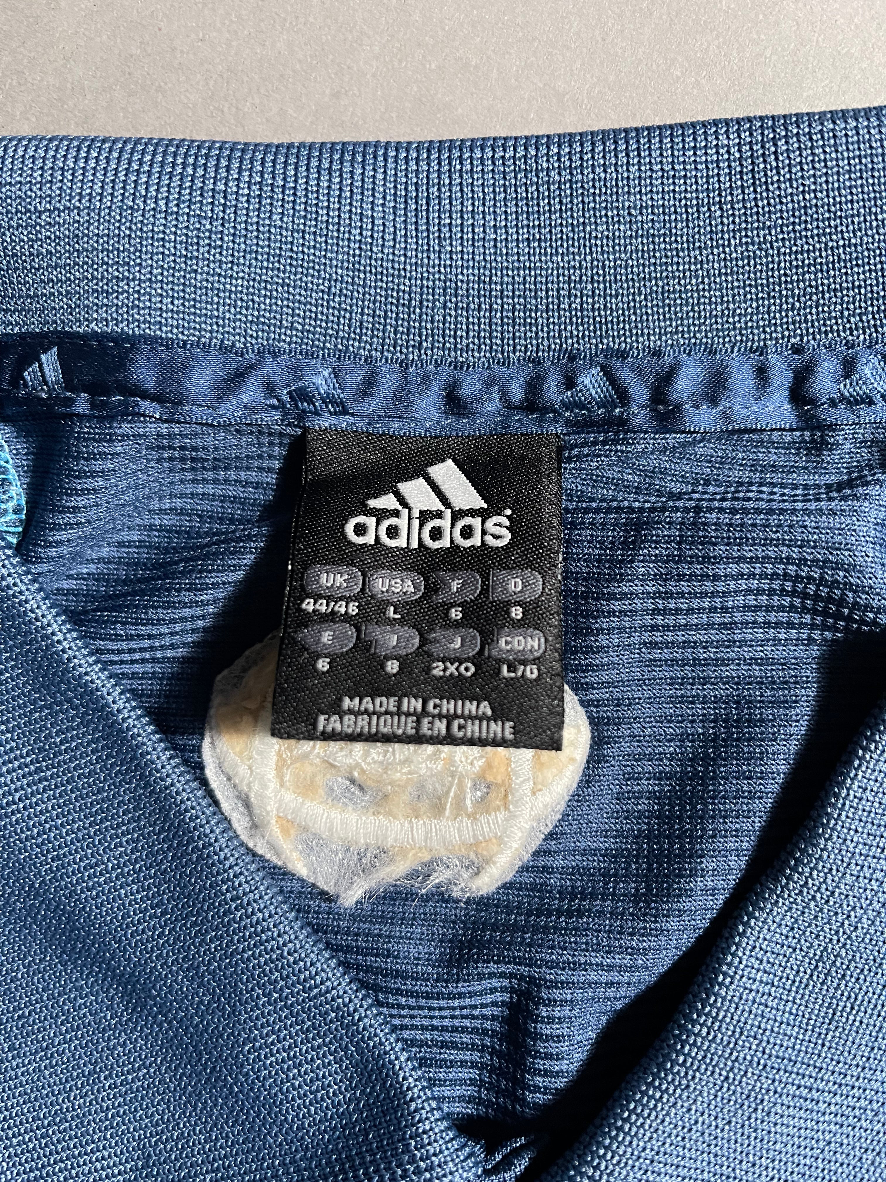 Adidas x Olympique Marseille Vintage Y2K Polo Shirt L Mens