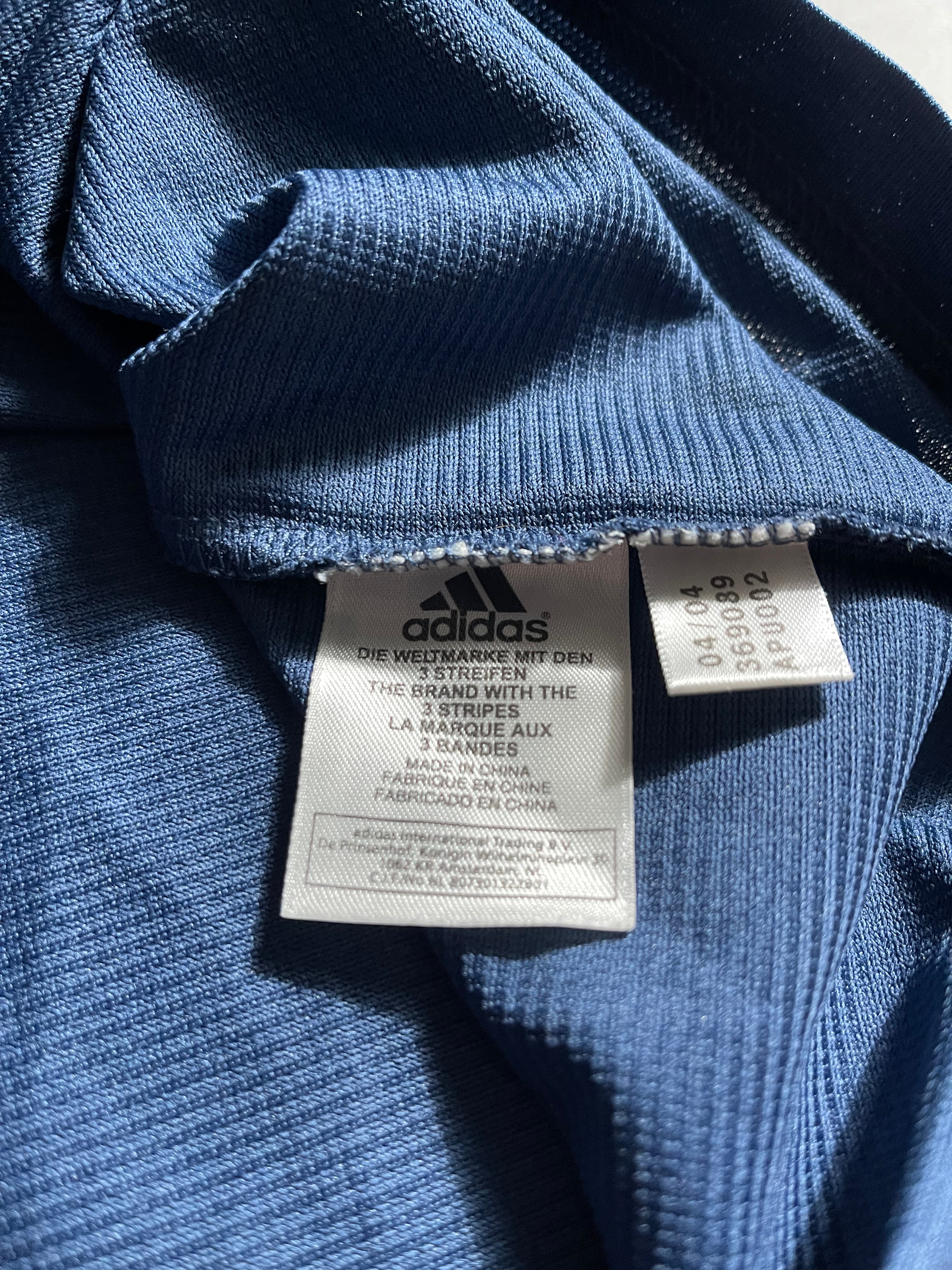 Adidas x Olympique Marseille Vintage Y2K Polo Shirt L Mens