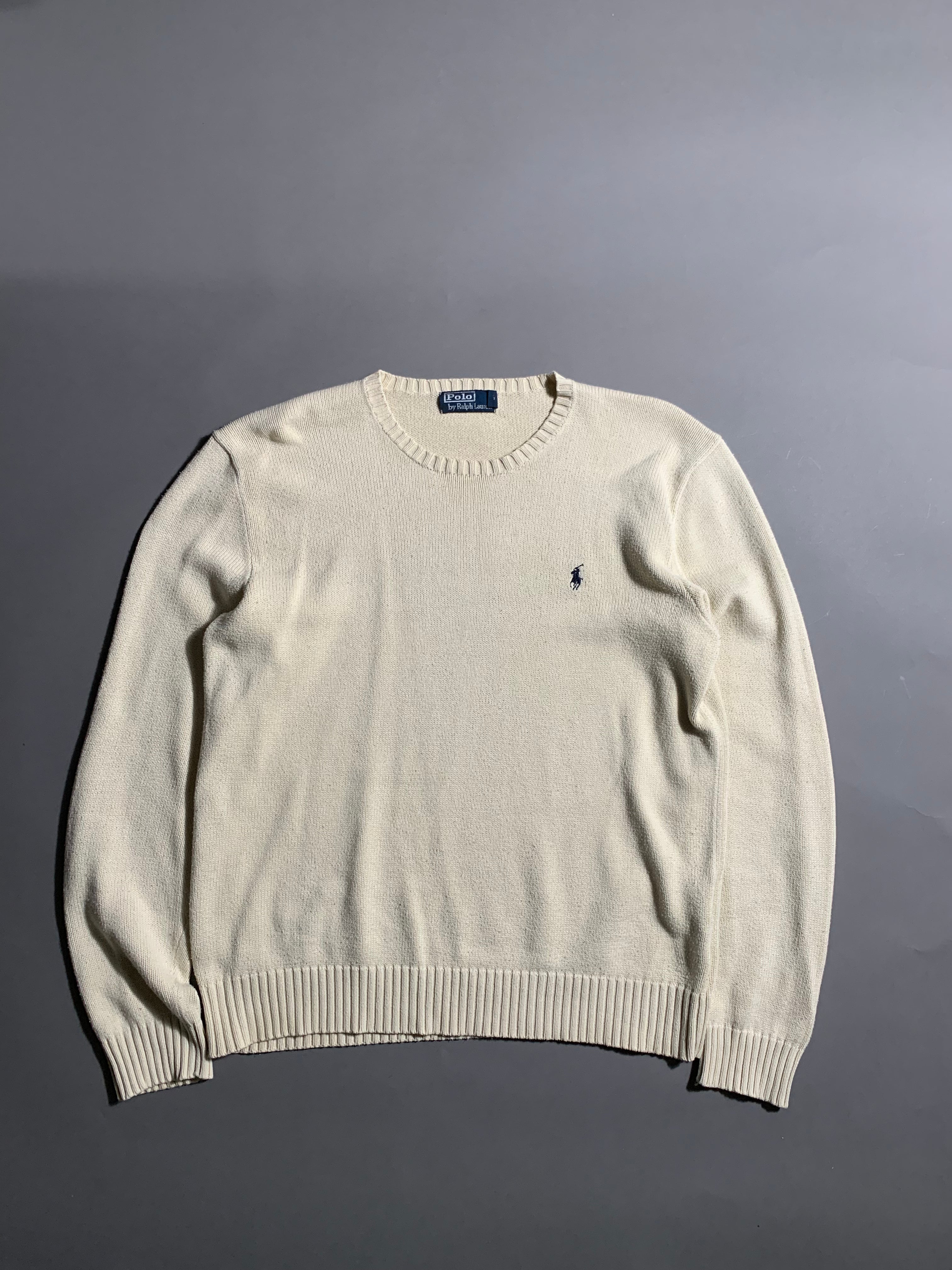 Polo Ralph Lauren Vintage Y2K Sweatshirt Knit M Mens