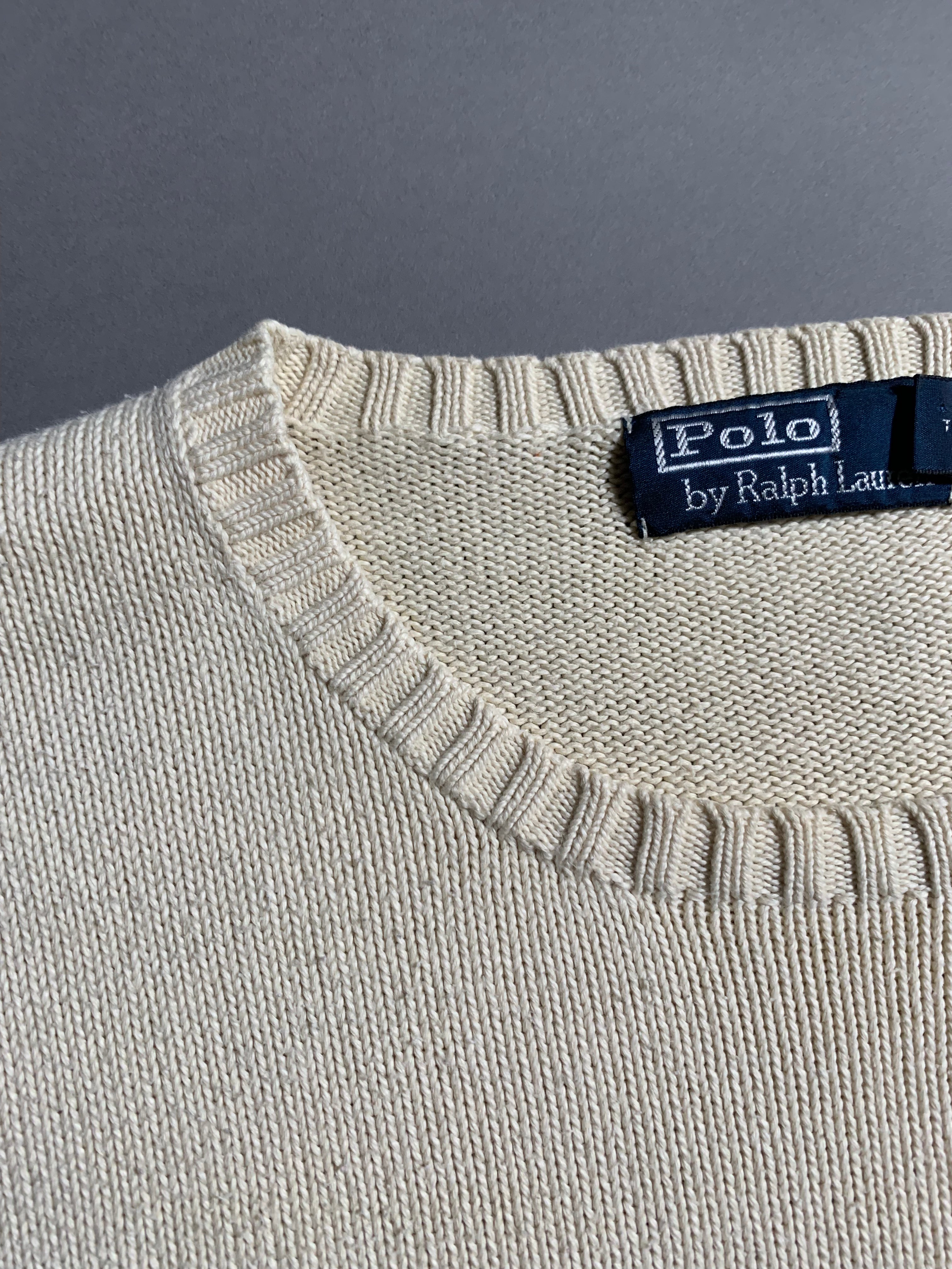 Polo Ralph Lauren Vintage Y2K Sweatshirt Knit M Mens