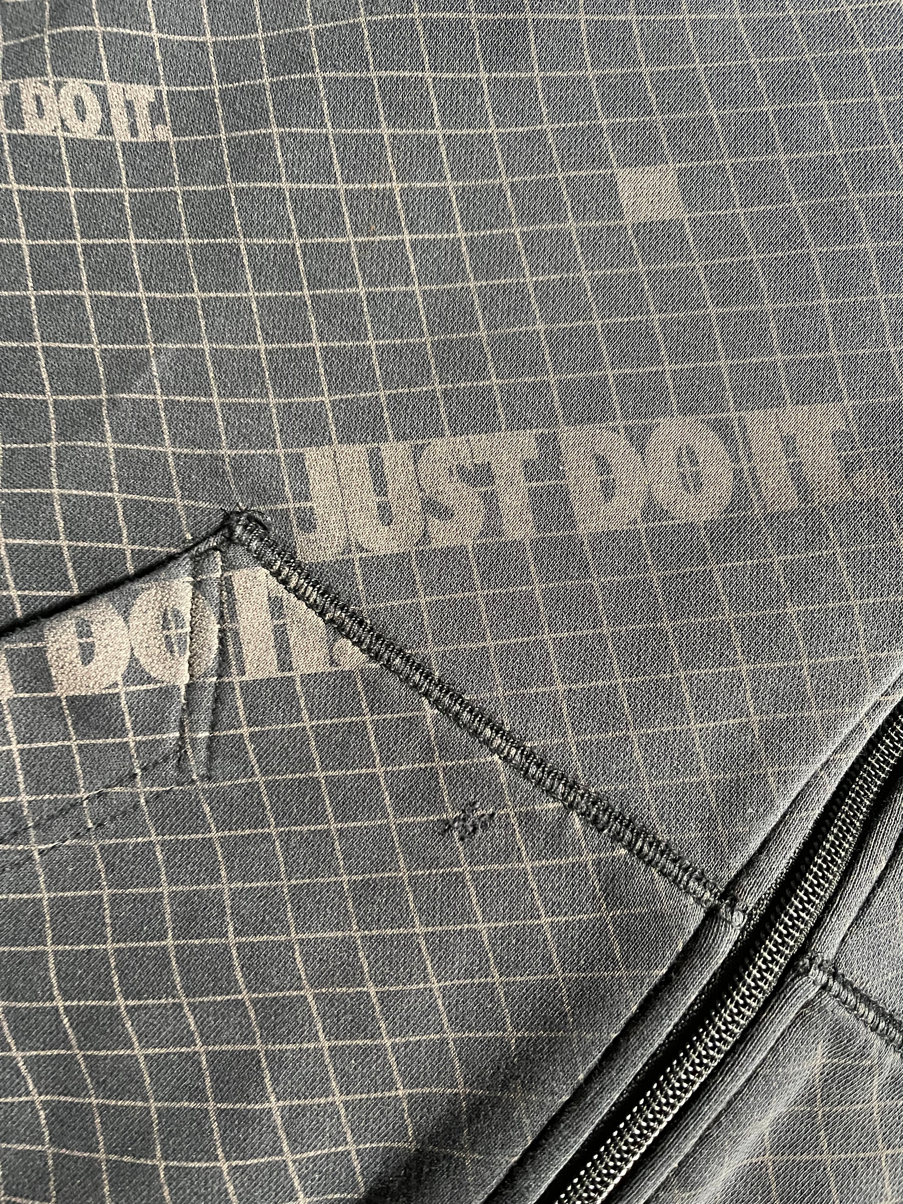 Nike Distressed Vintage Y2K Zip Hoodie M Mens