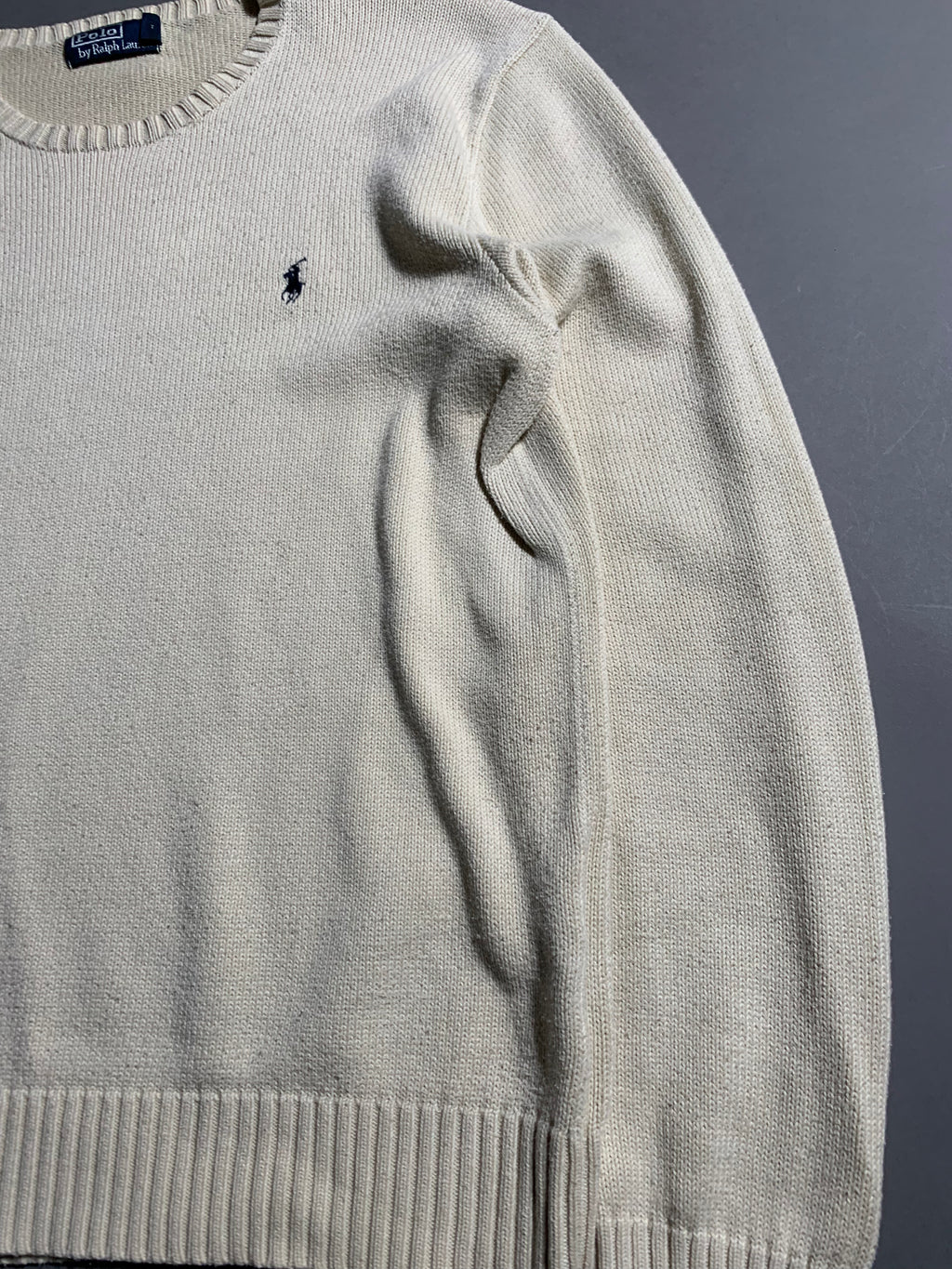 Polo Ralph Lauren Vintage Y2K Sweatshirt Knit M Mens