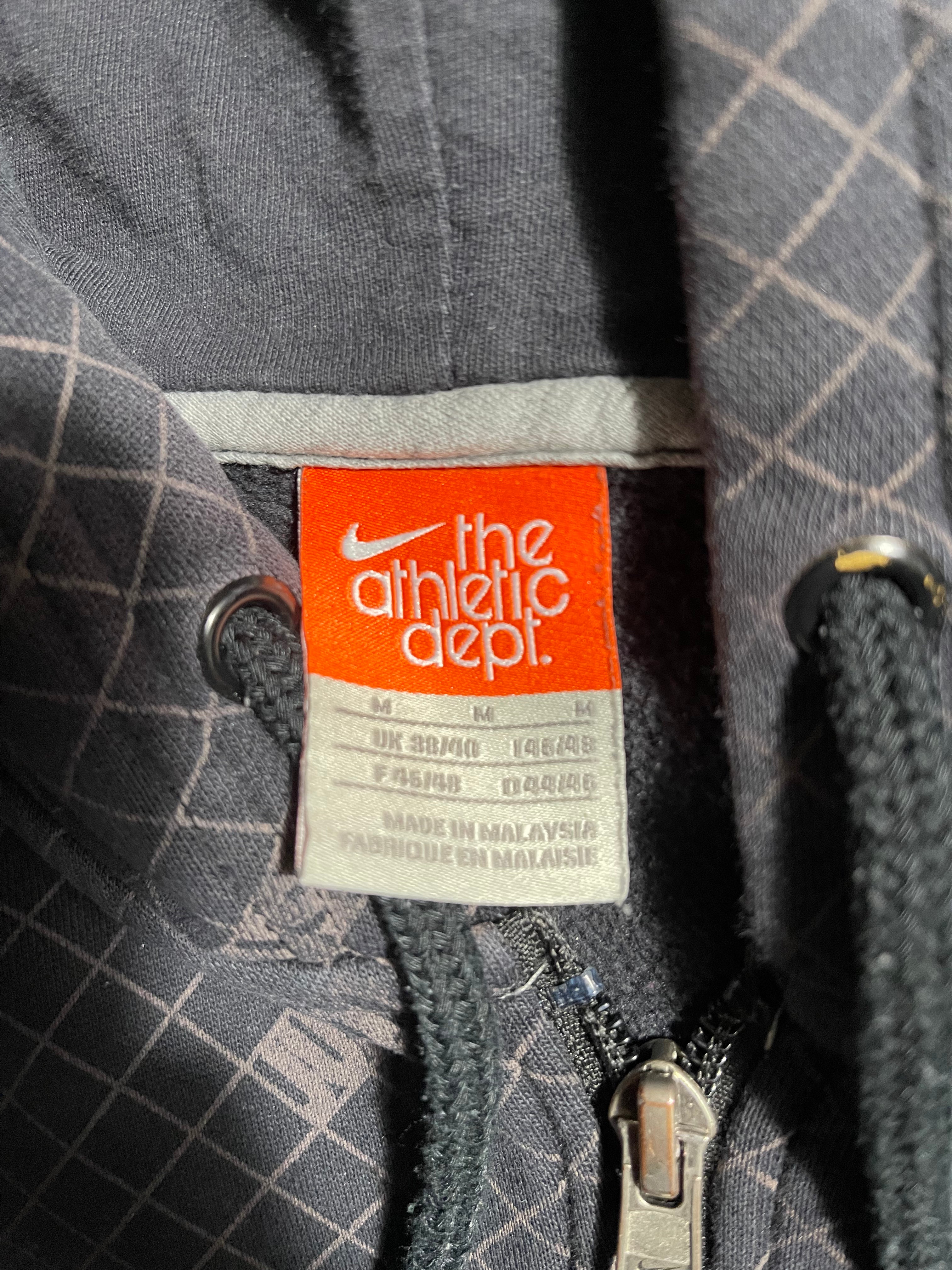 Nike Distressed Vintage Y2K Zip Hoodie M Mens