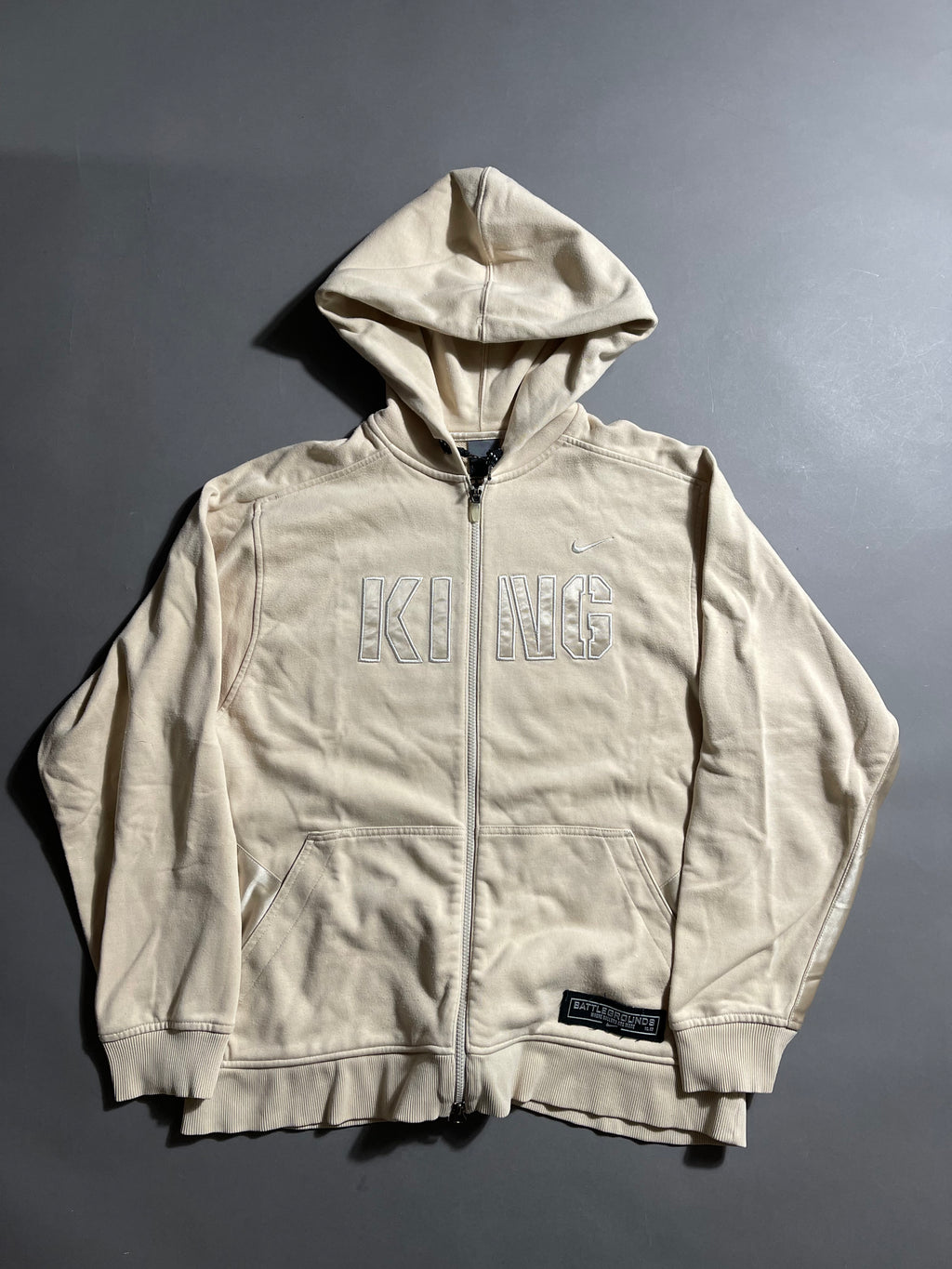 Nike KING Vintage Y2K Zip Hoodie L Mens