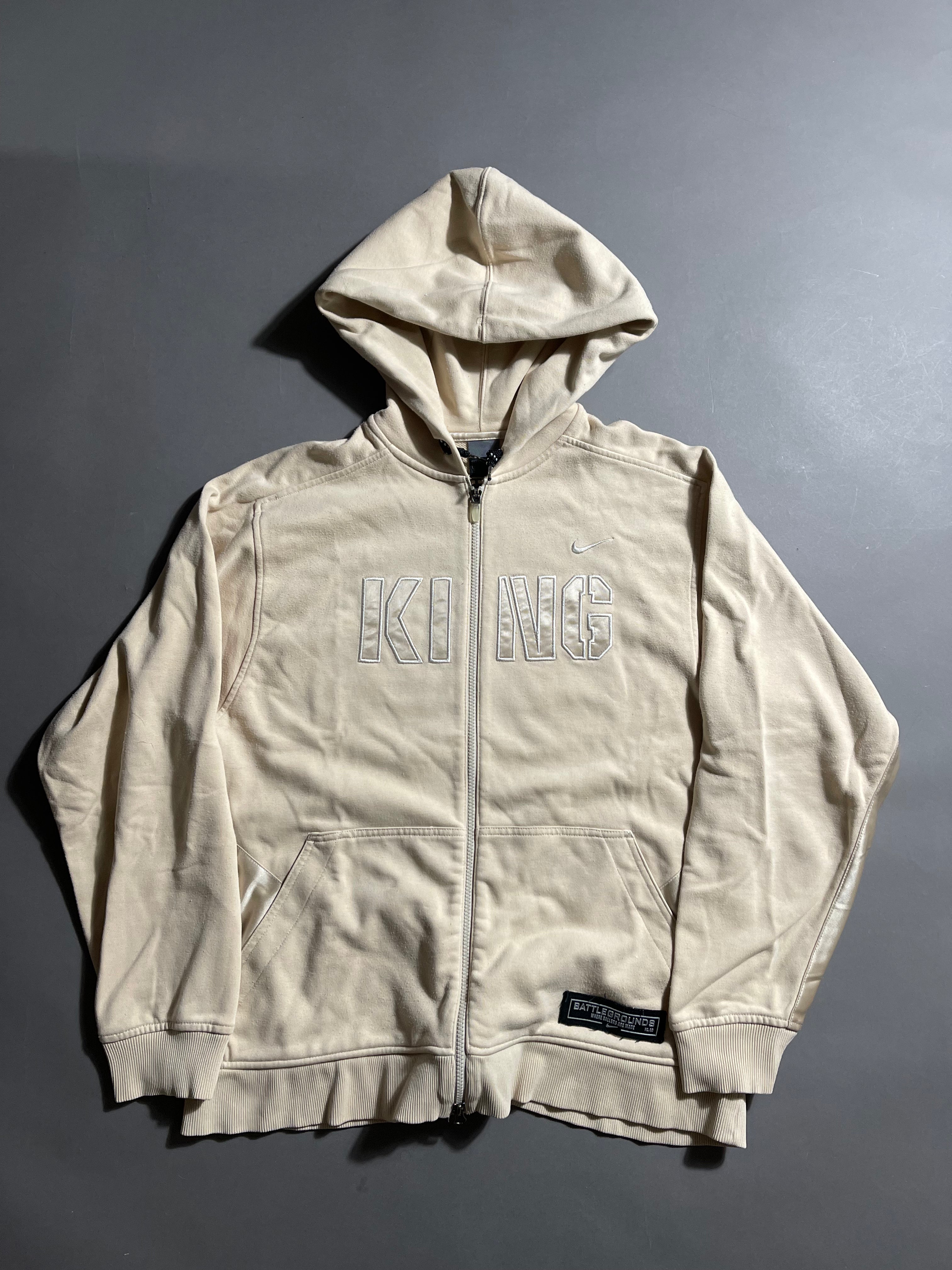 Nike KING Vintage Y2K Zip Hoodie L Mens