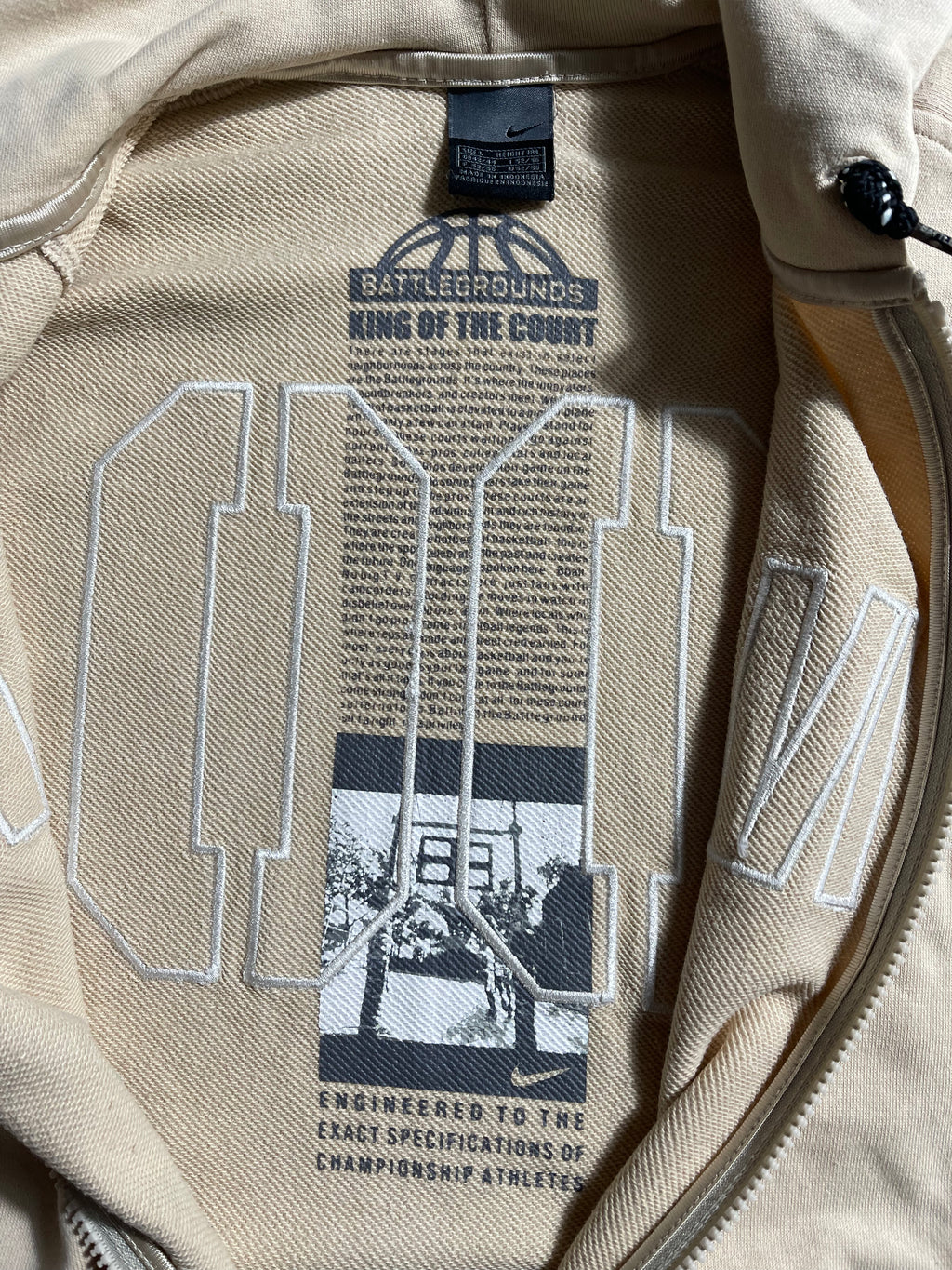 Nike KING Vintage Y2K Zip Hoodie L Mens