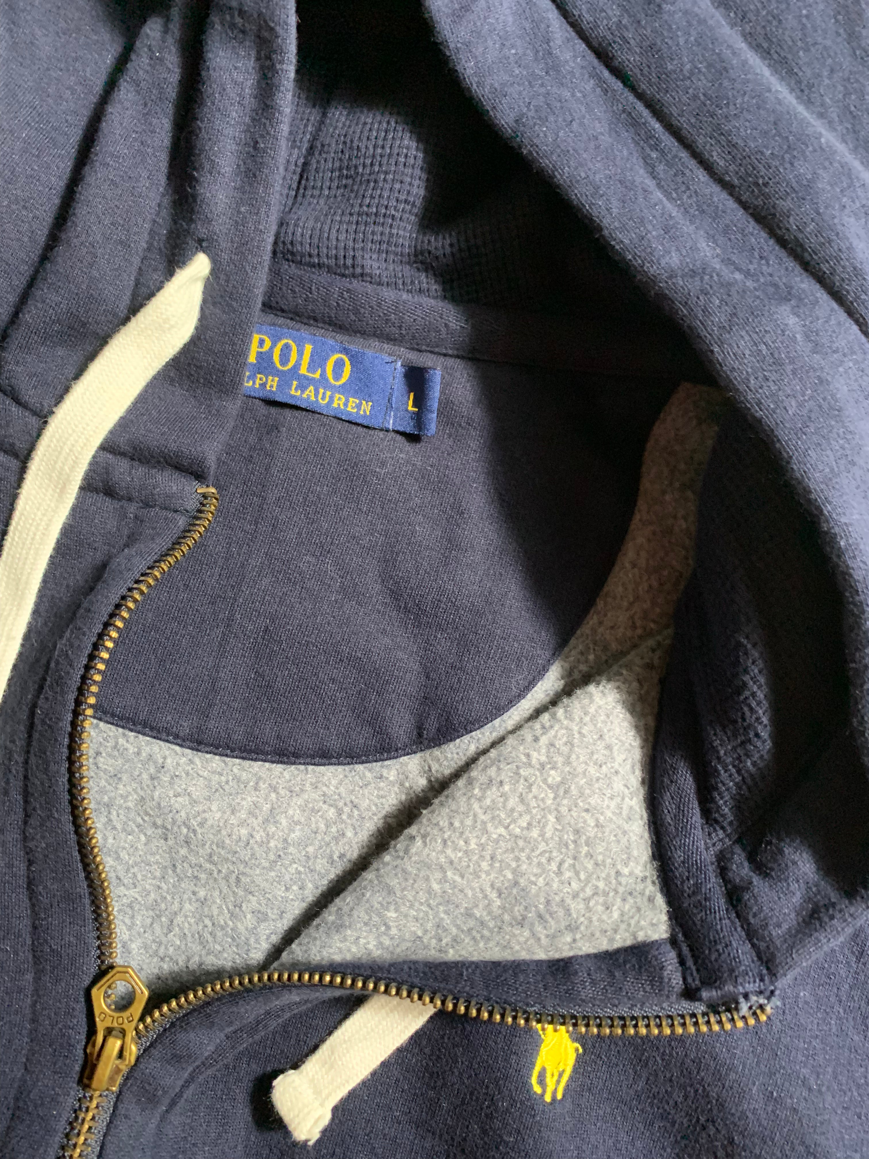 Polo Ralph Lauren Vintage Y2K Zip-Hoodie M Mens