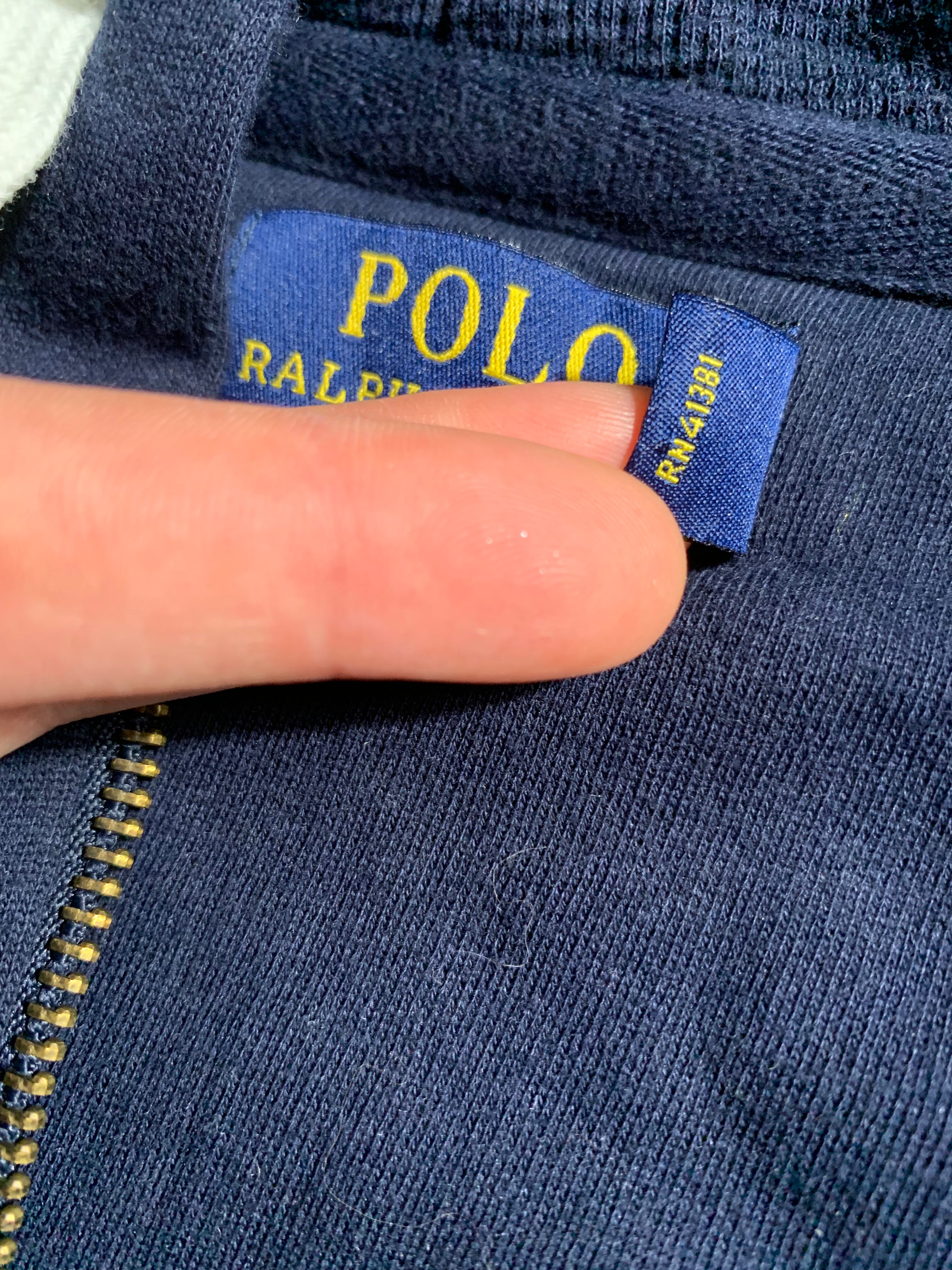 Polo Ralph Lauren Vintage Y2K Zip-Hoodie M Mens