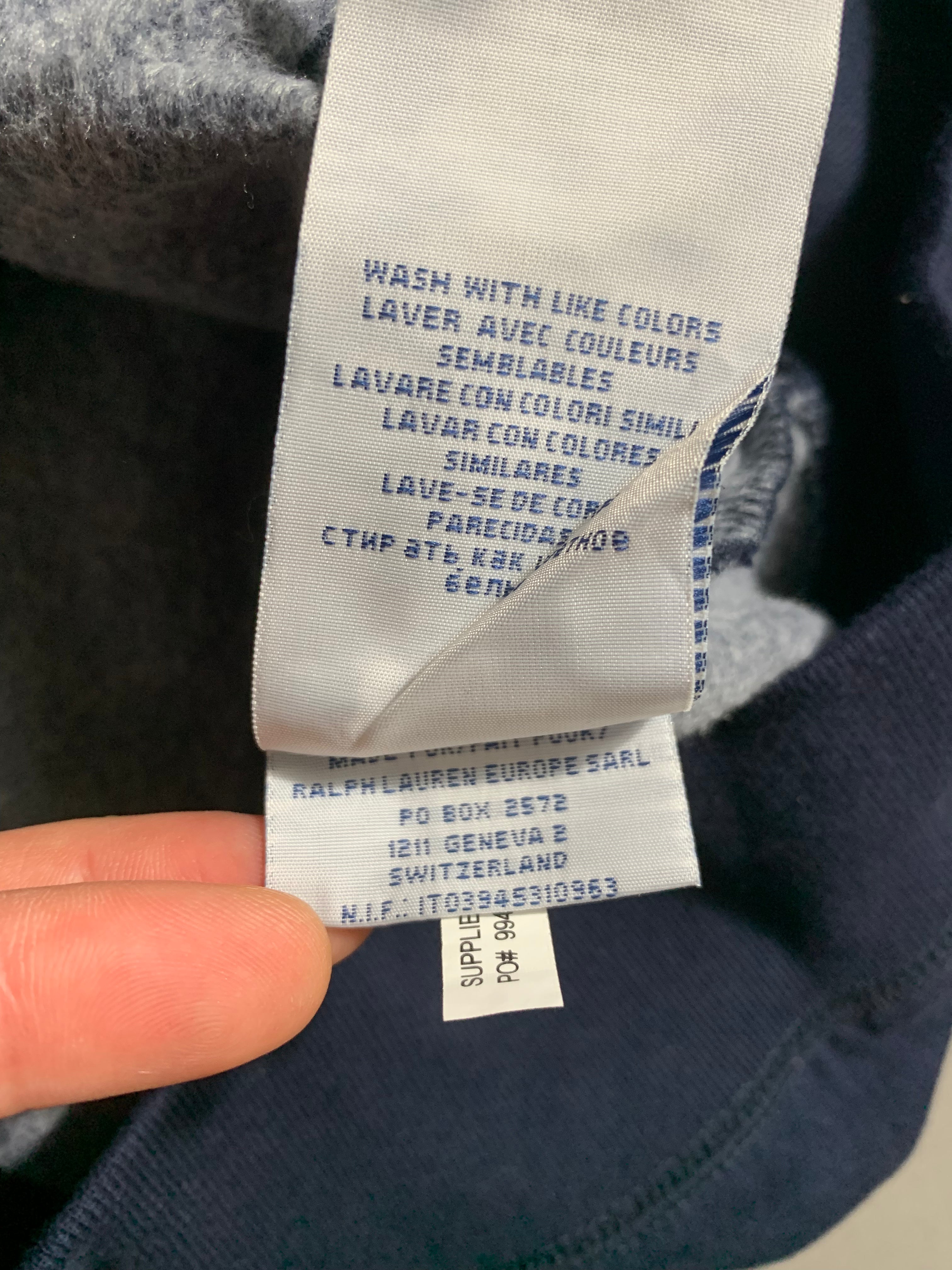Polo Ralph Lauren Vintage Y2K Zip-Hoodie M Mens