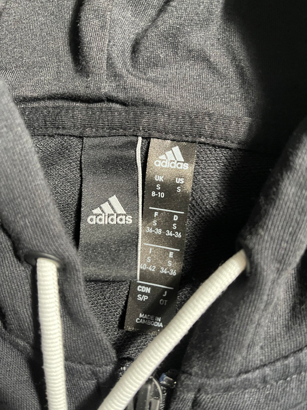 Adidas Vintage Y2K Zip-Hoodie S Womens
