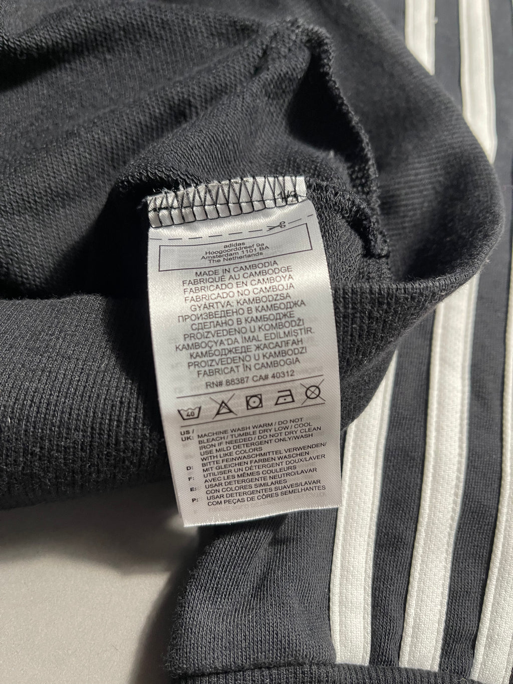 Adidas Vintage Y2K Zip-Hoodie S Womens