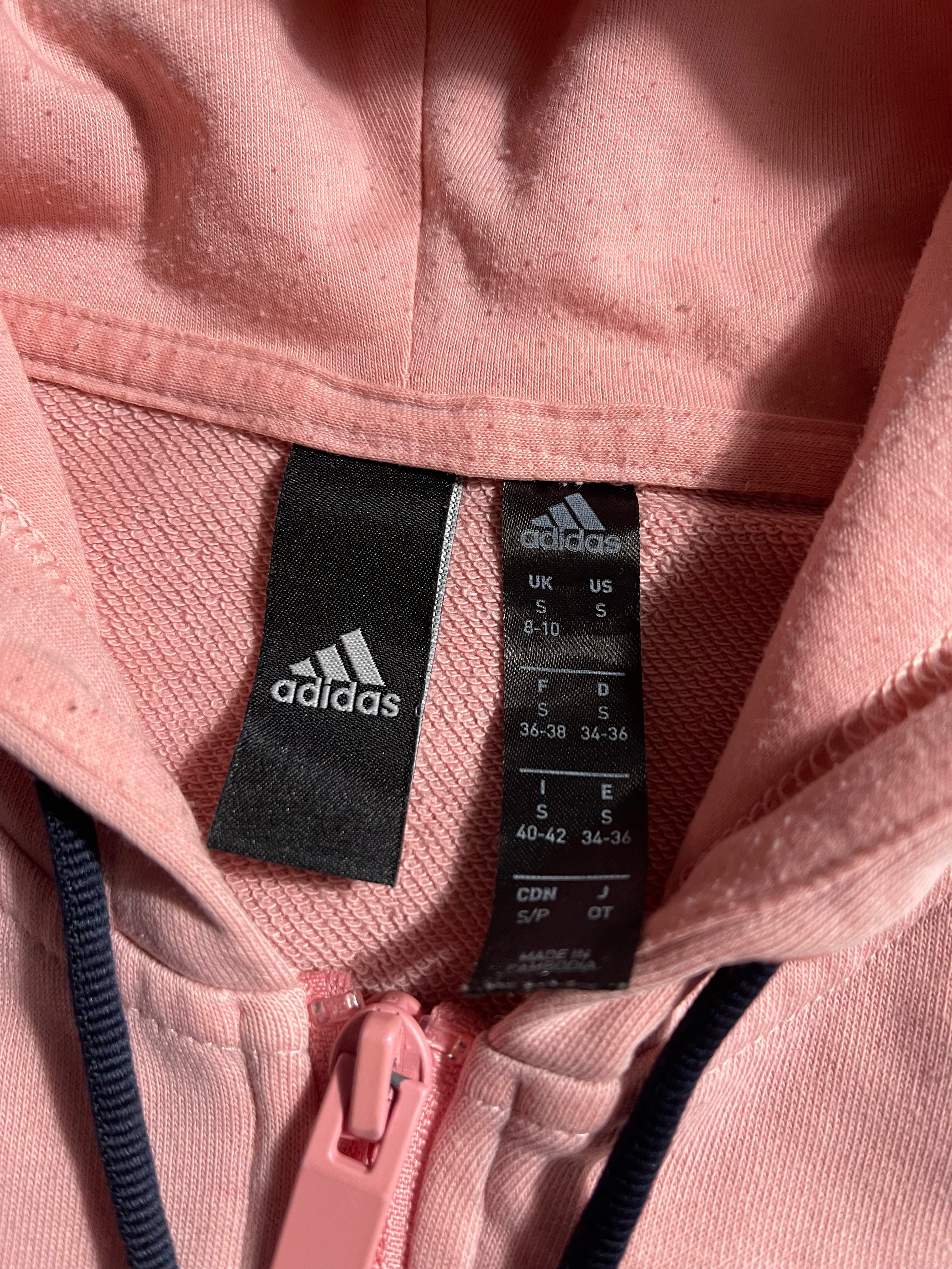 Adidas Vintage Y2K Zip-Hoodie S Womens