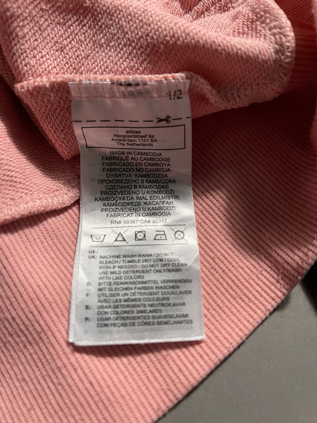 Adidas Vintage Y2K Zip-Hoodie S Womens