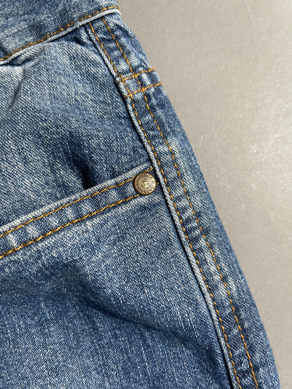 Dolce & Gabbana Vintage Y2K Straight Leg Baggy Jeans M Mens