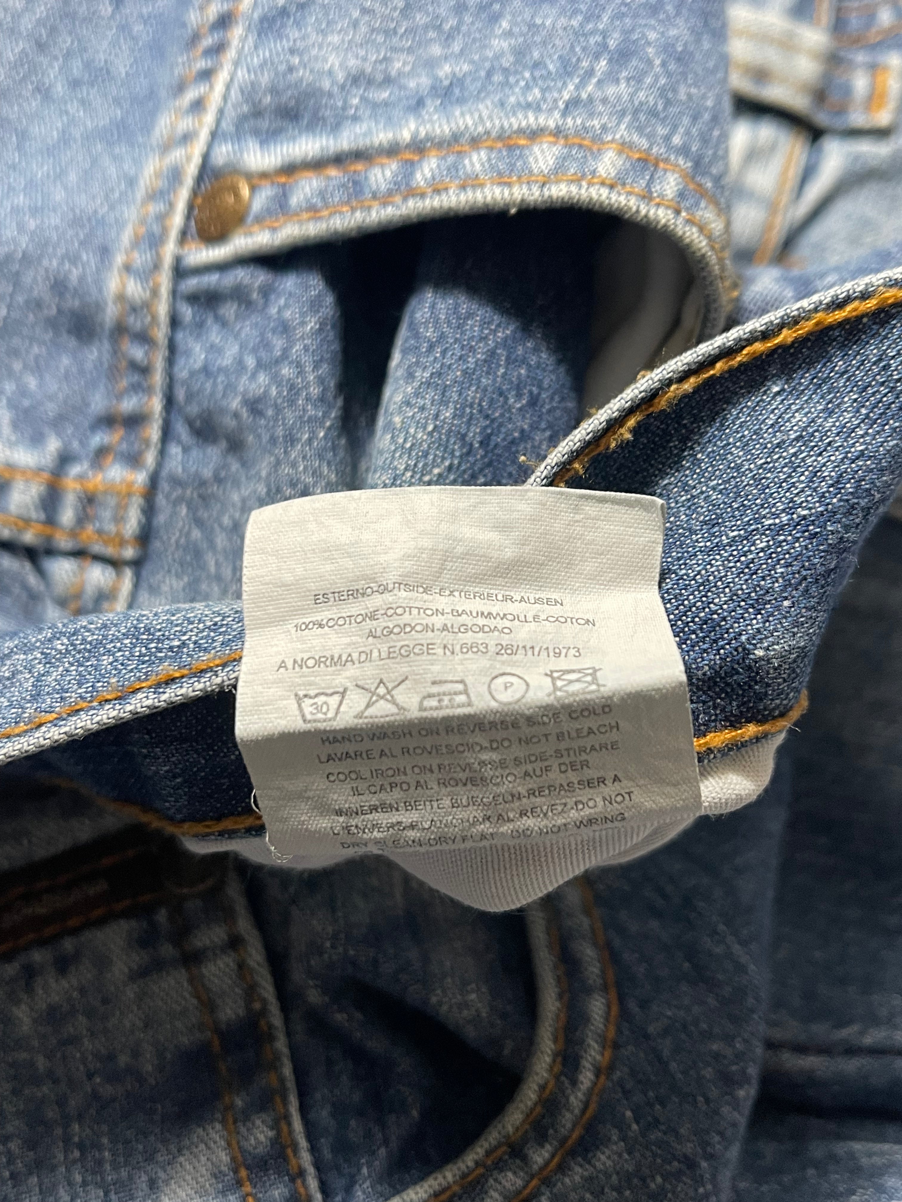 Dolce & Gabbana Vintage Y2K Straight Leg Baggy Jeans M Mens