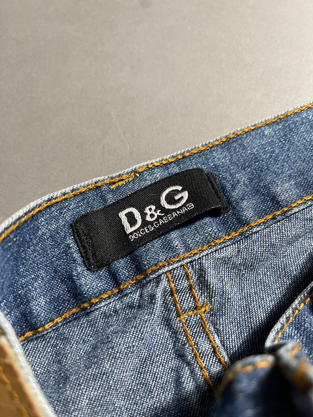 Dolce & Gabbana Vintage Y2K Straight Leg Baggy Jeans M Mens