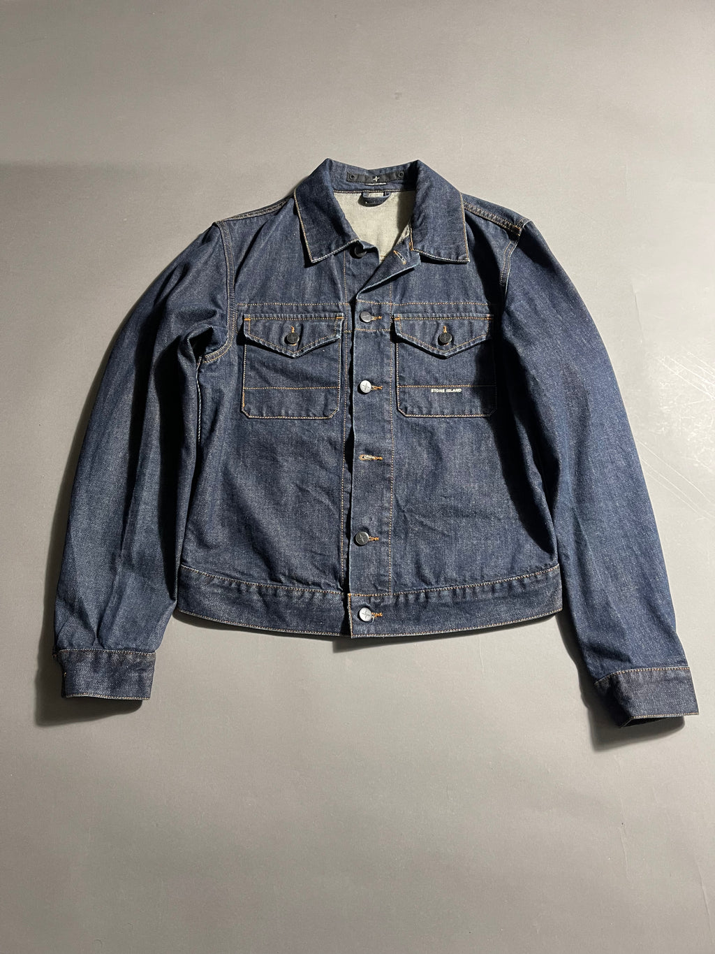Stone Island Jeans Jacket Vintage Y2K M Mens