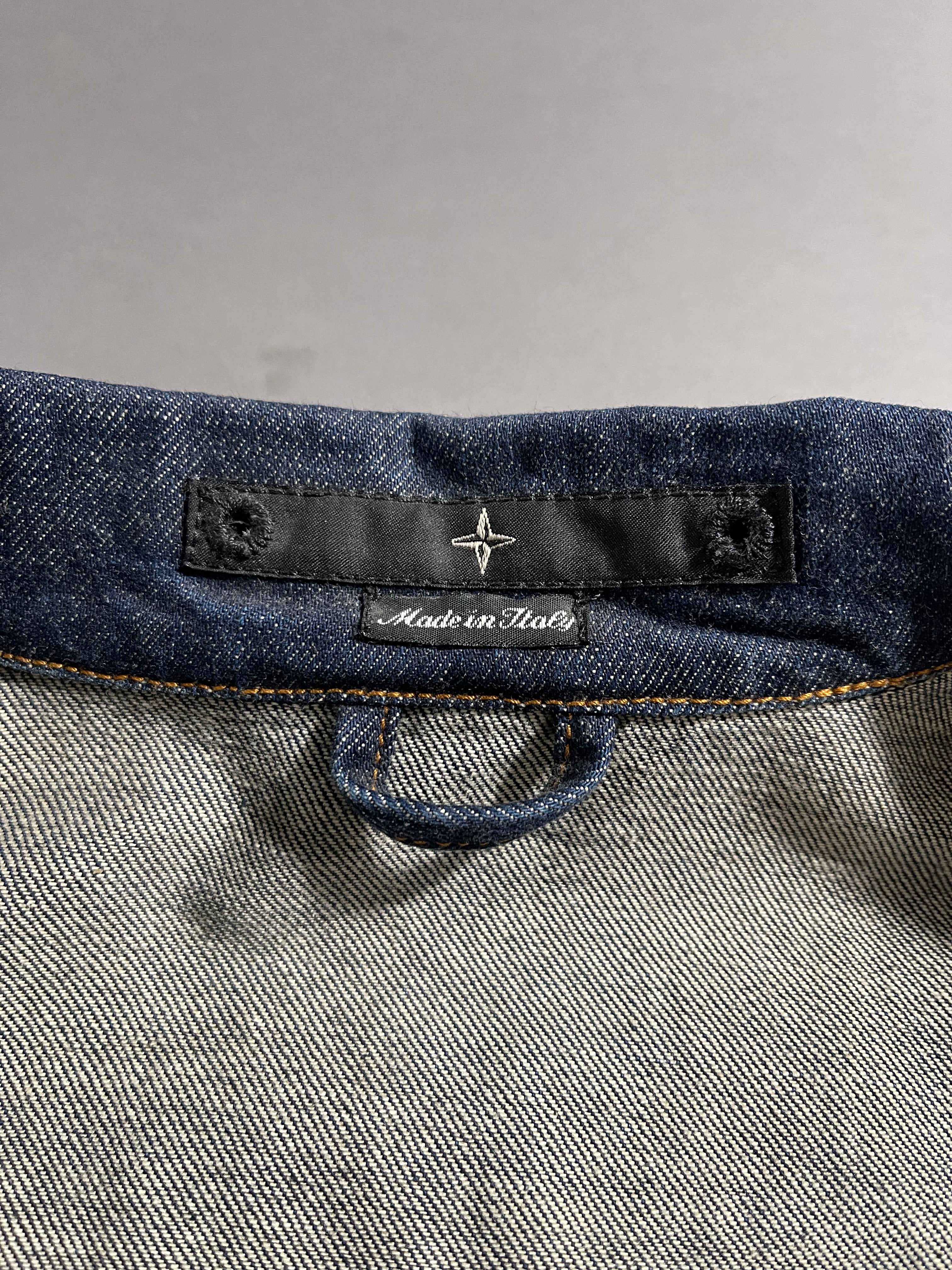 Stone Island Jeans Jacket Vintage Y2K M Mens