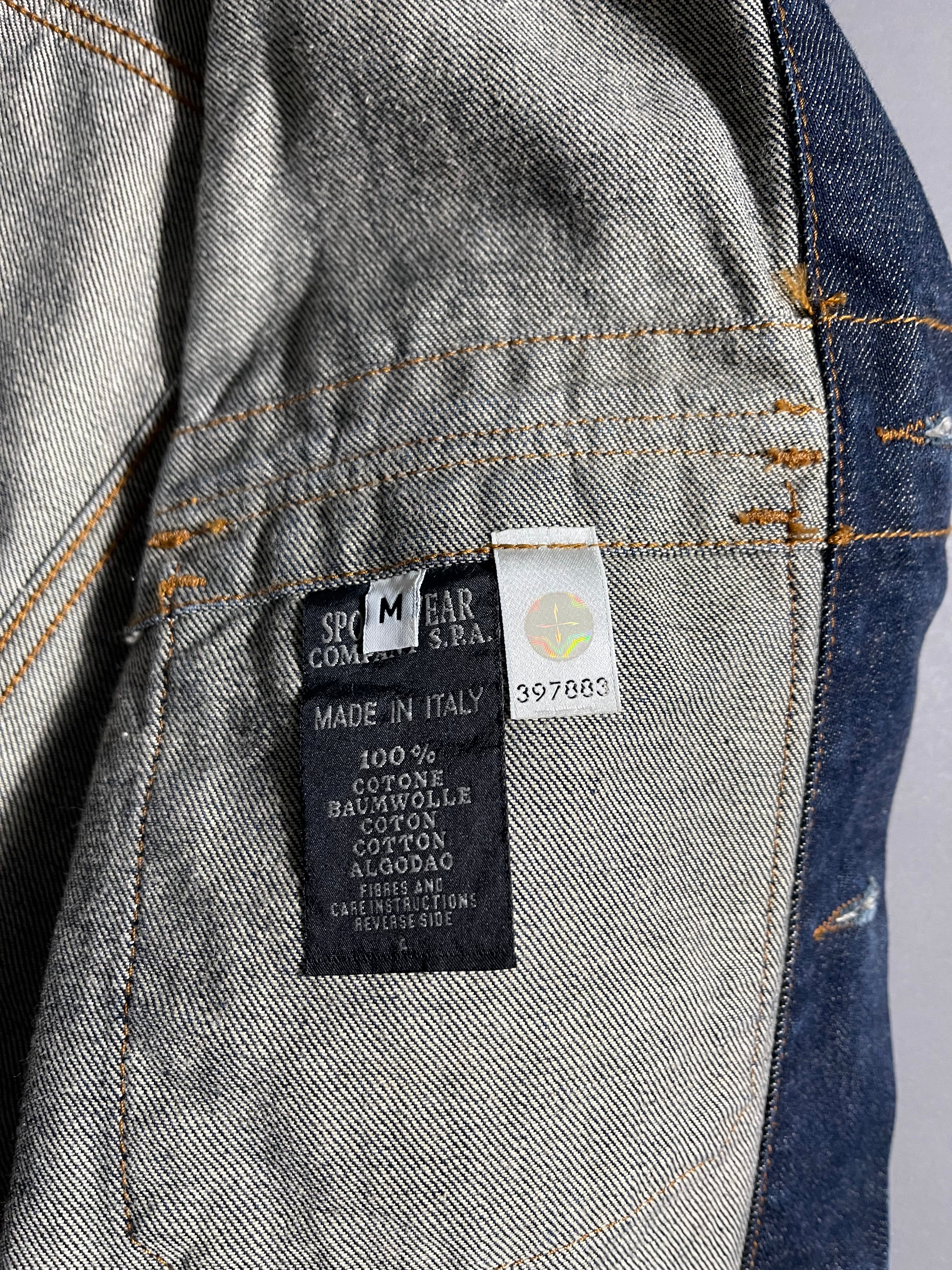 Stone Island Jeans Jacket Vintage Y2K M Mens