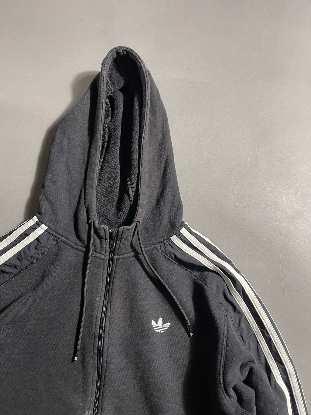 Adidas Vintage Y2K Zip Hoodie M Mens