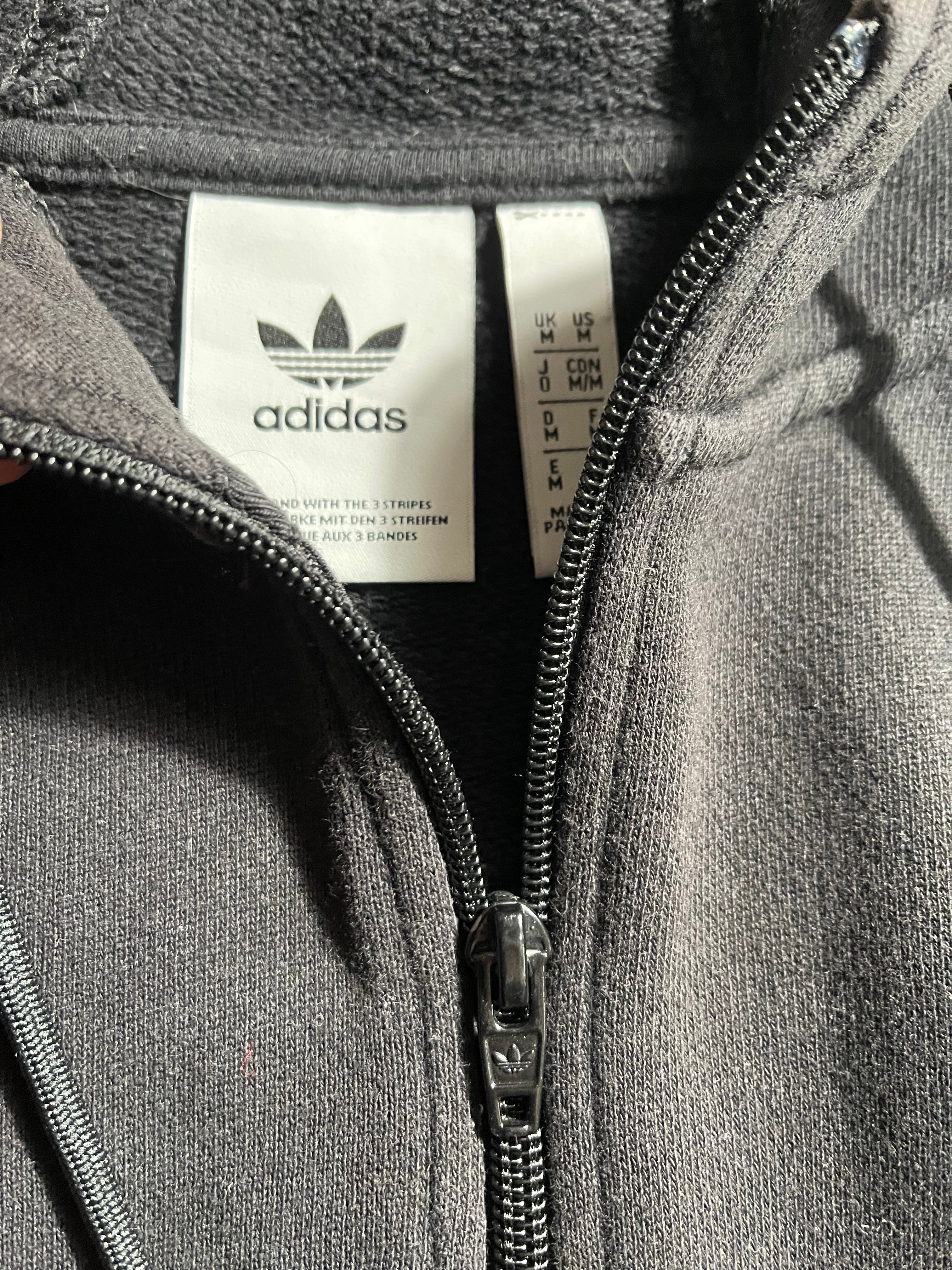 Adidas Vintage Y2K Zip Hoodie M Mens