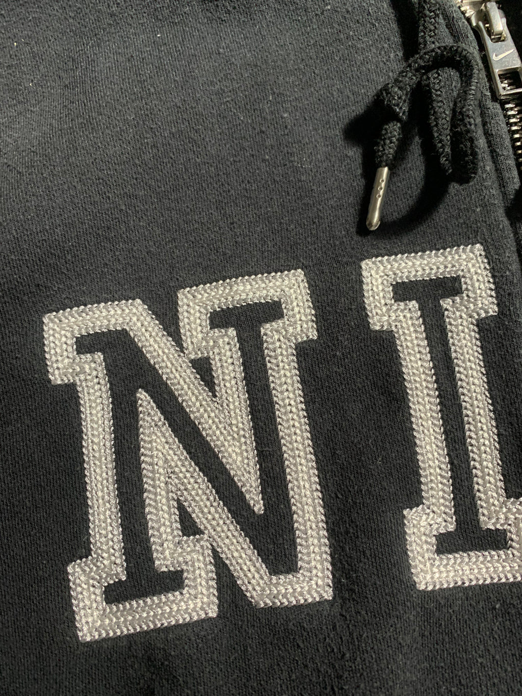 Nike Vintage Y2K Zip Hoodie Faded L Mens