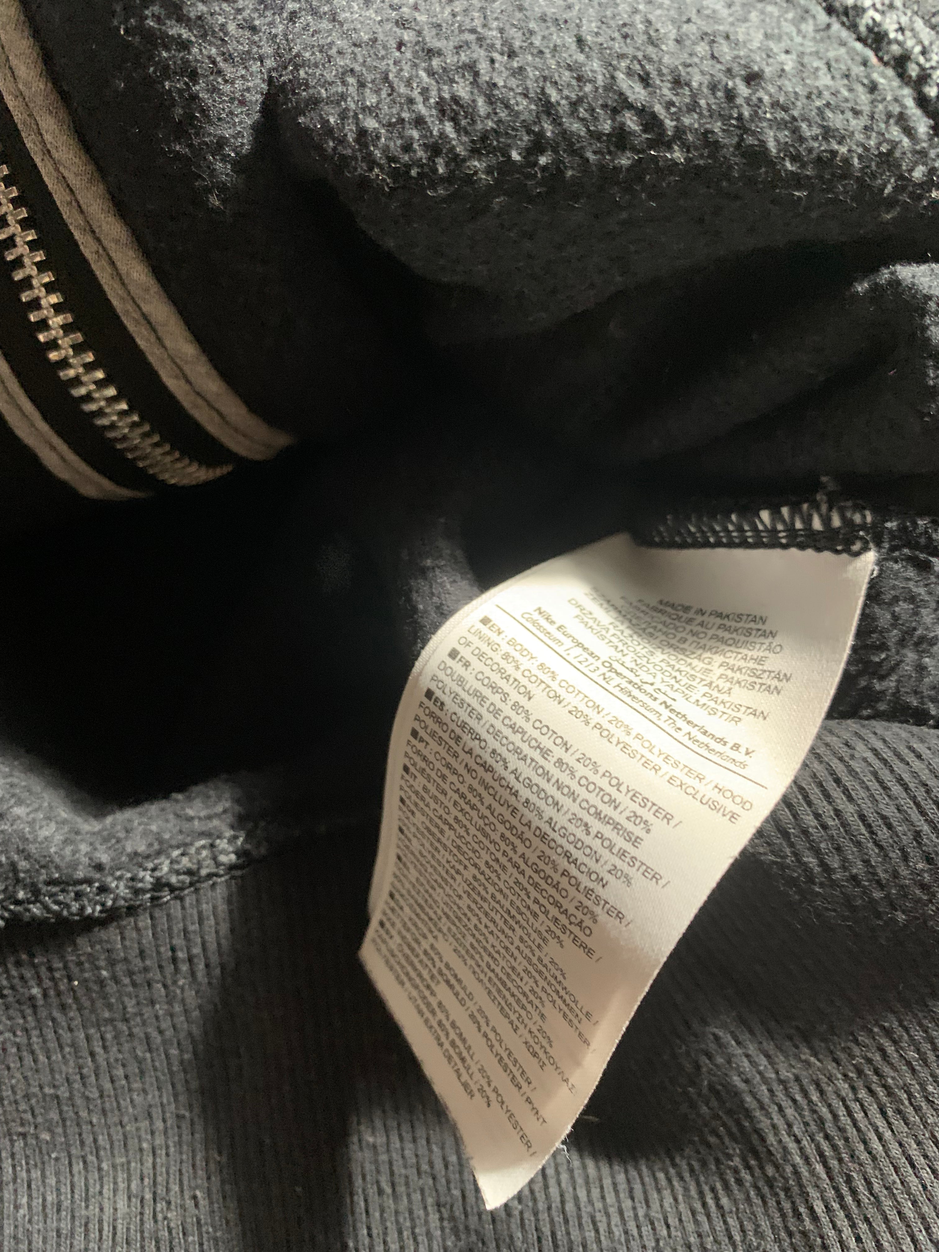 Nike Vintage Y2K Zip Hoodie Faded L Mens