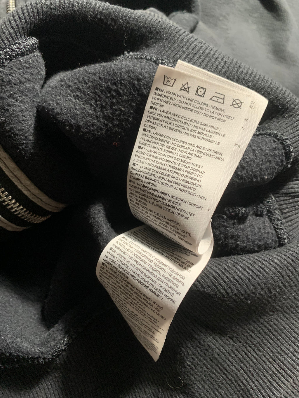 Nike Vintage Y2K Zip Hoodie Faded L Mens