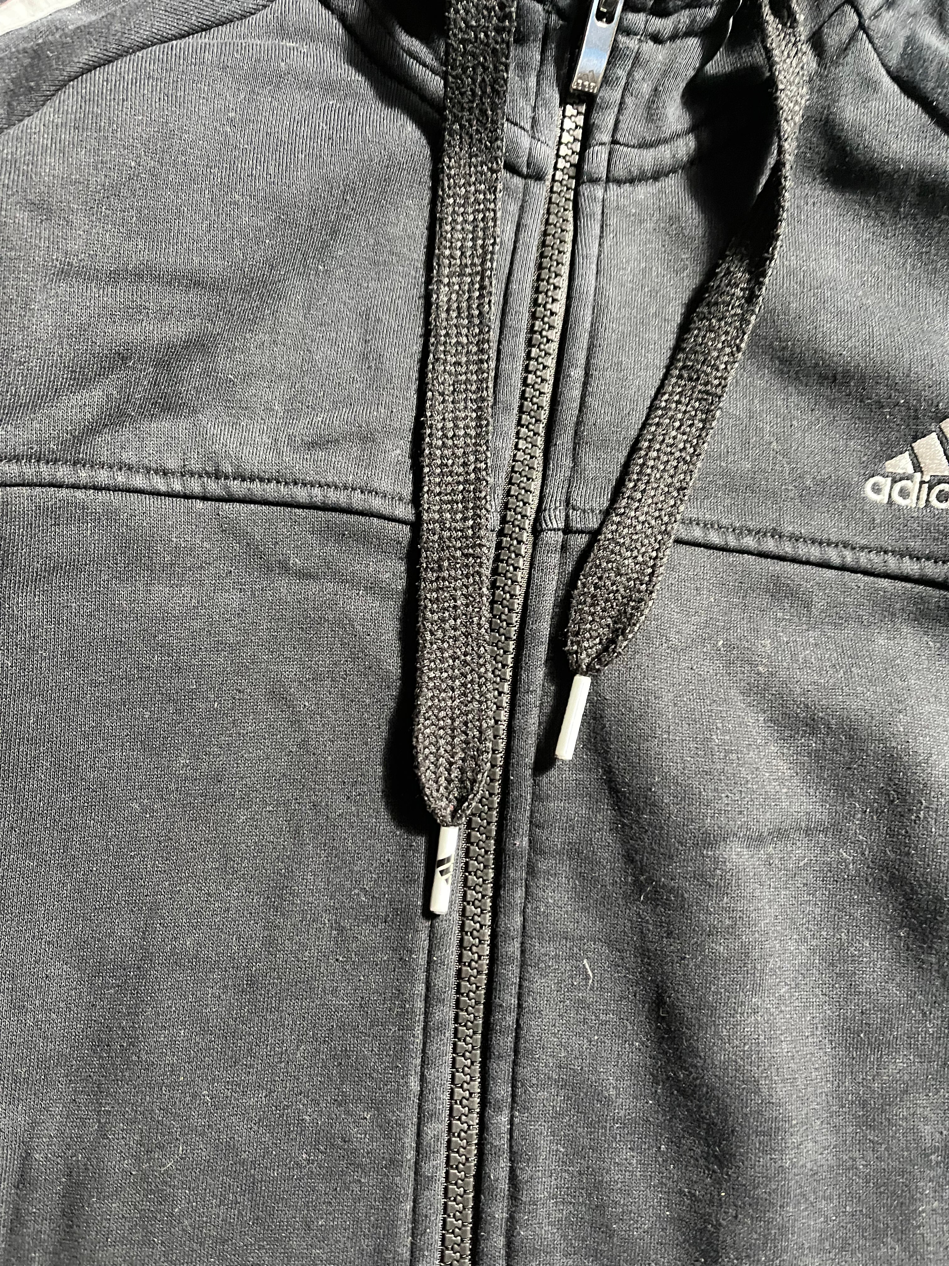 Adidas Vintage Y2K Zip Hoodie L Mens