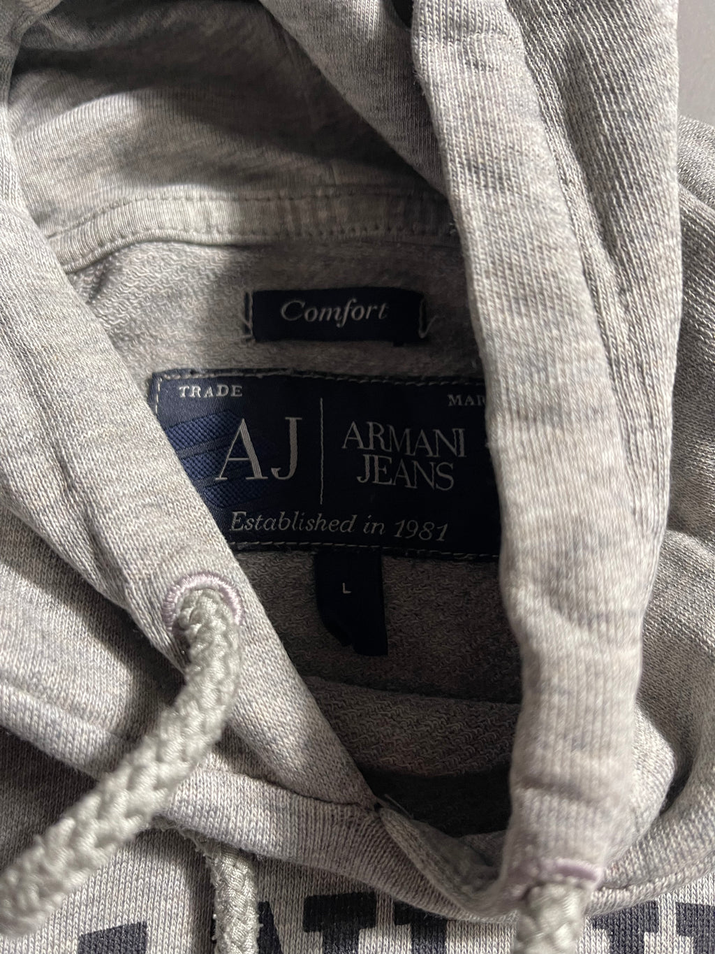 Armani Jeans Vintage Y2K Hoodie L Mens