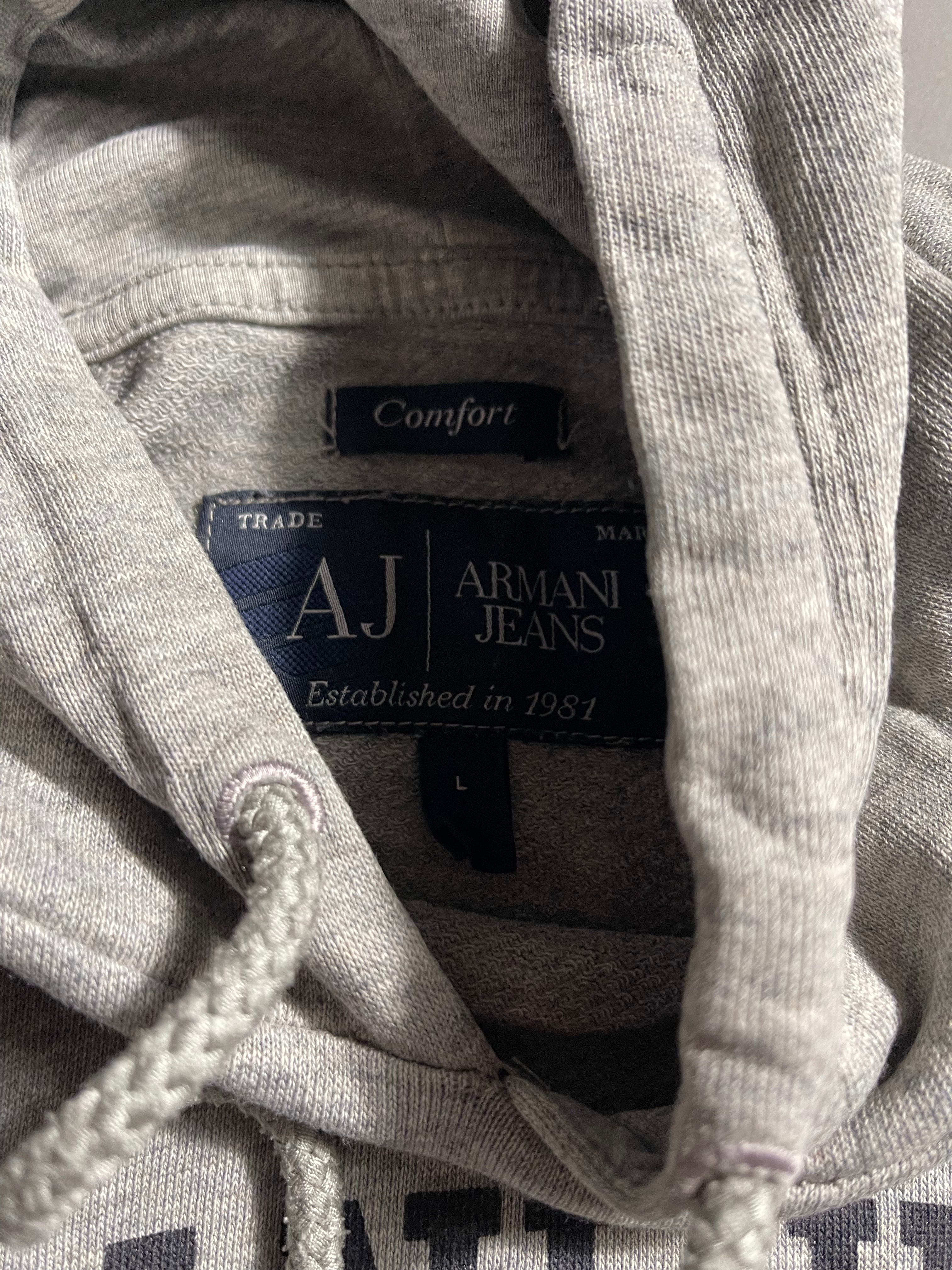 Armani Jeans Vintage Y2K Hoodie L Mens