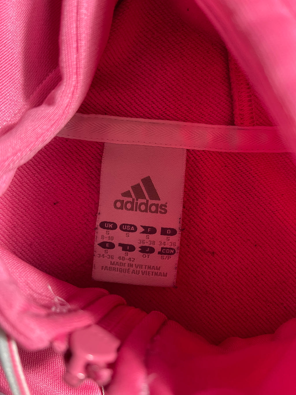 Adidas Vintage Y2K Zip-Hoodie S Womens
