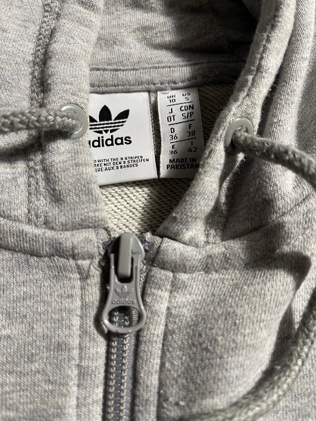 Adidas Vintage Y2K Zip-Hoodie S Womens