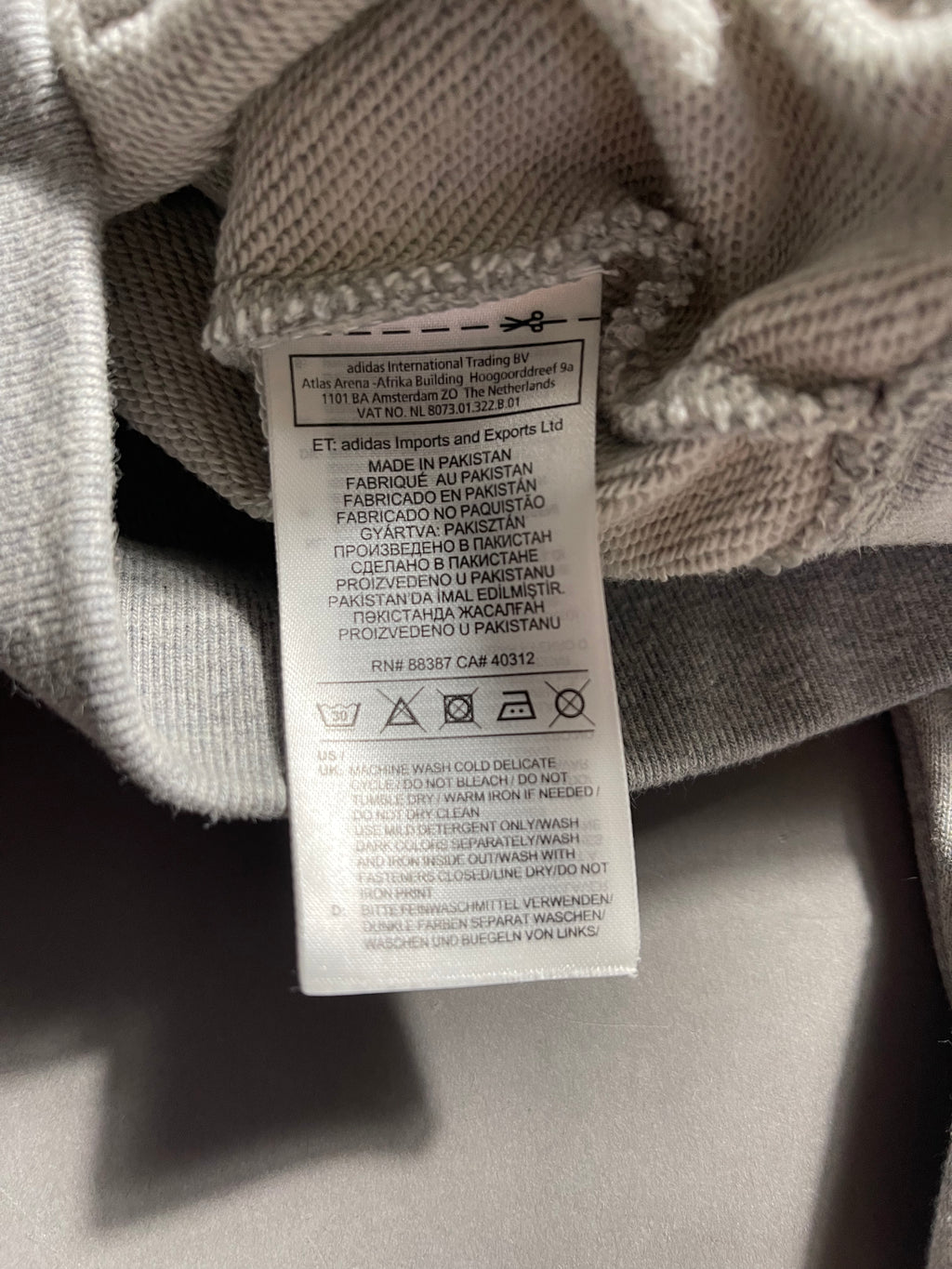 Adidas Vintage Y2K Zip-Hoodie S Womens