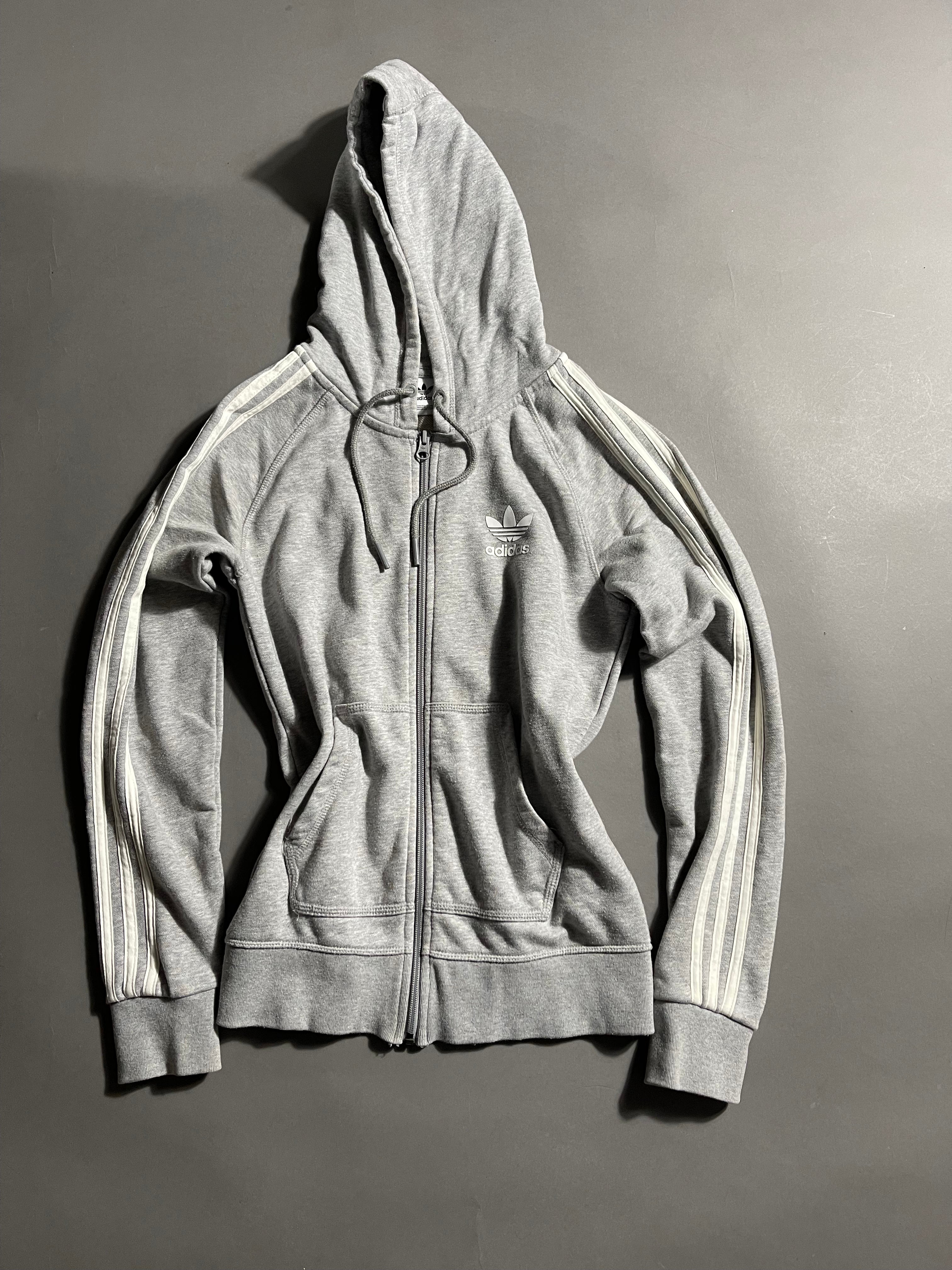Adidas Vintage Y2K Zip-Hoodie S Womens