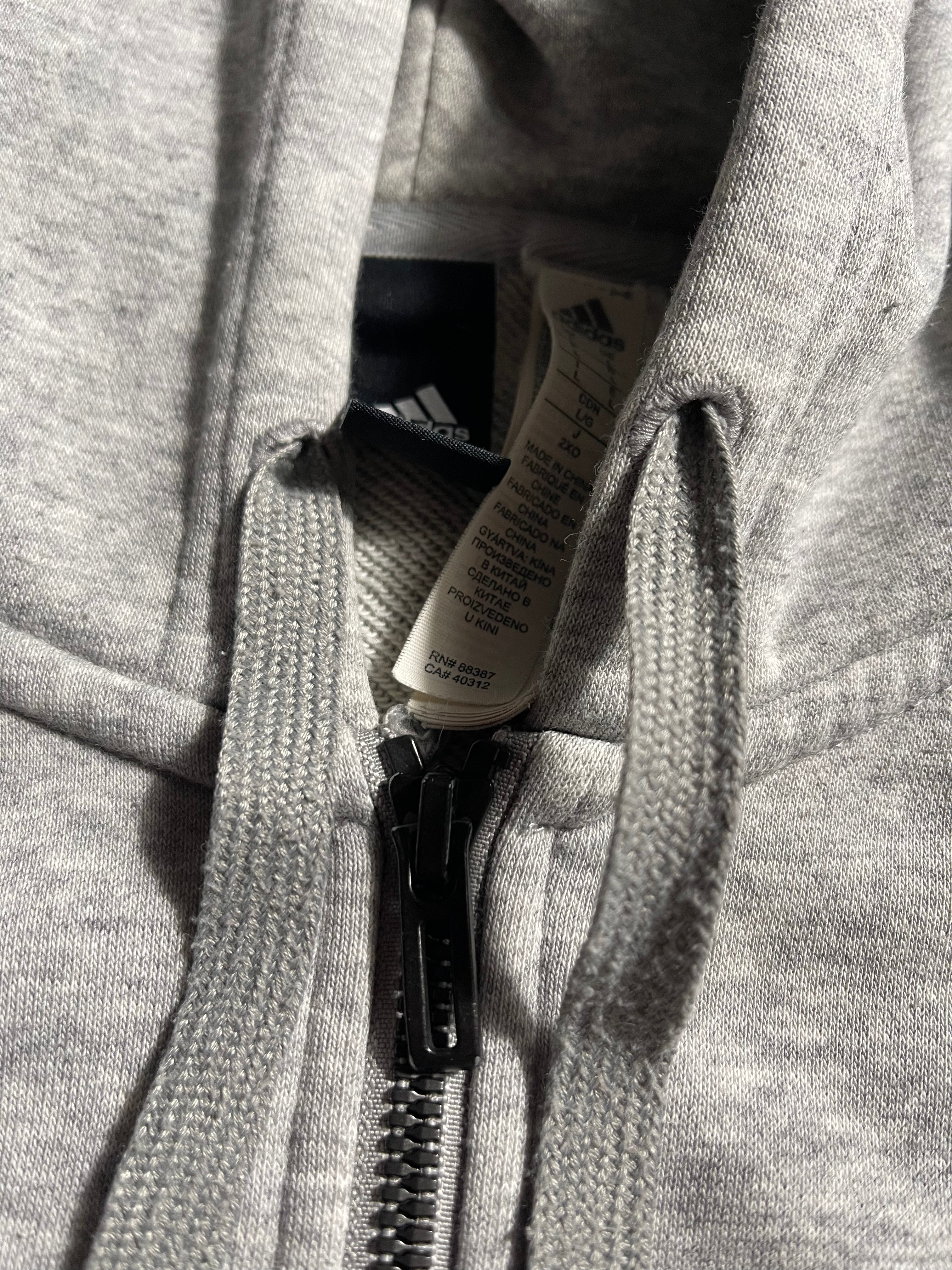 Adidas Vintage Y2K Zip Hoodie L Mens