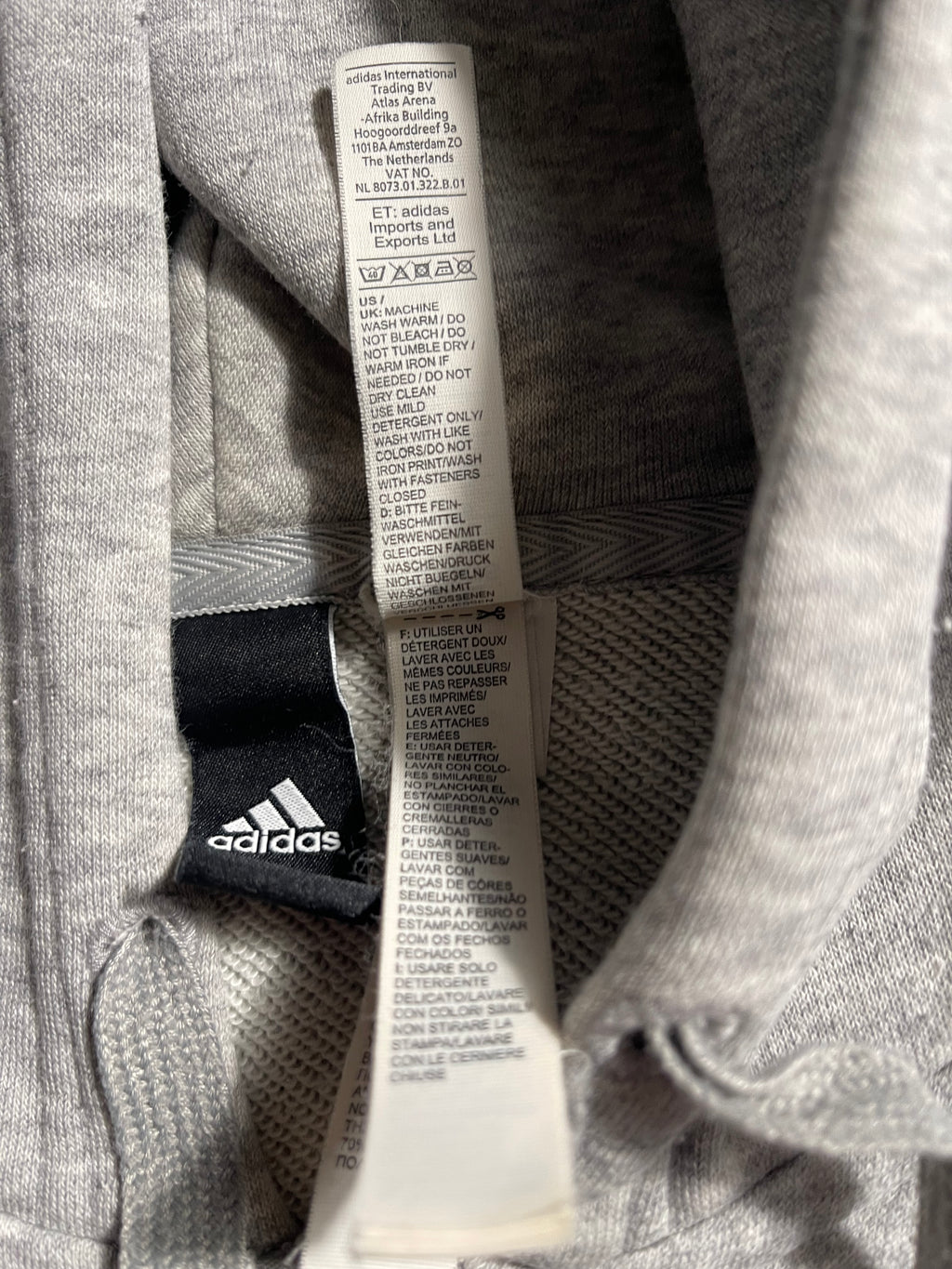 Adidas Vintage Y2K Zip Hoodie L Mens
