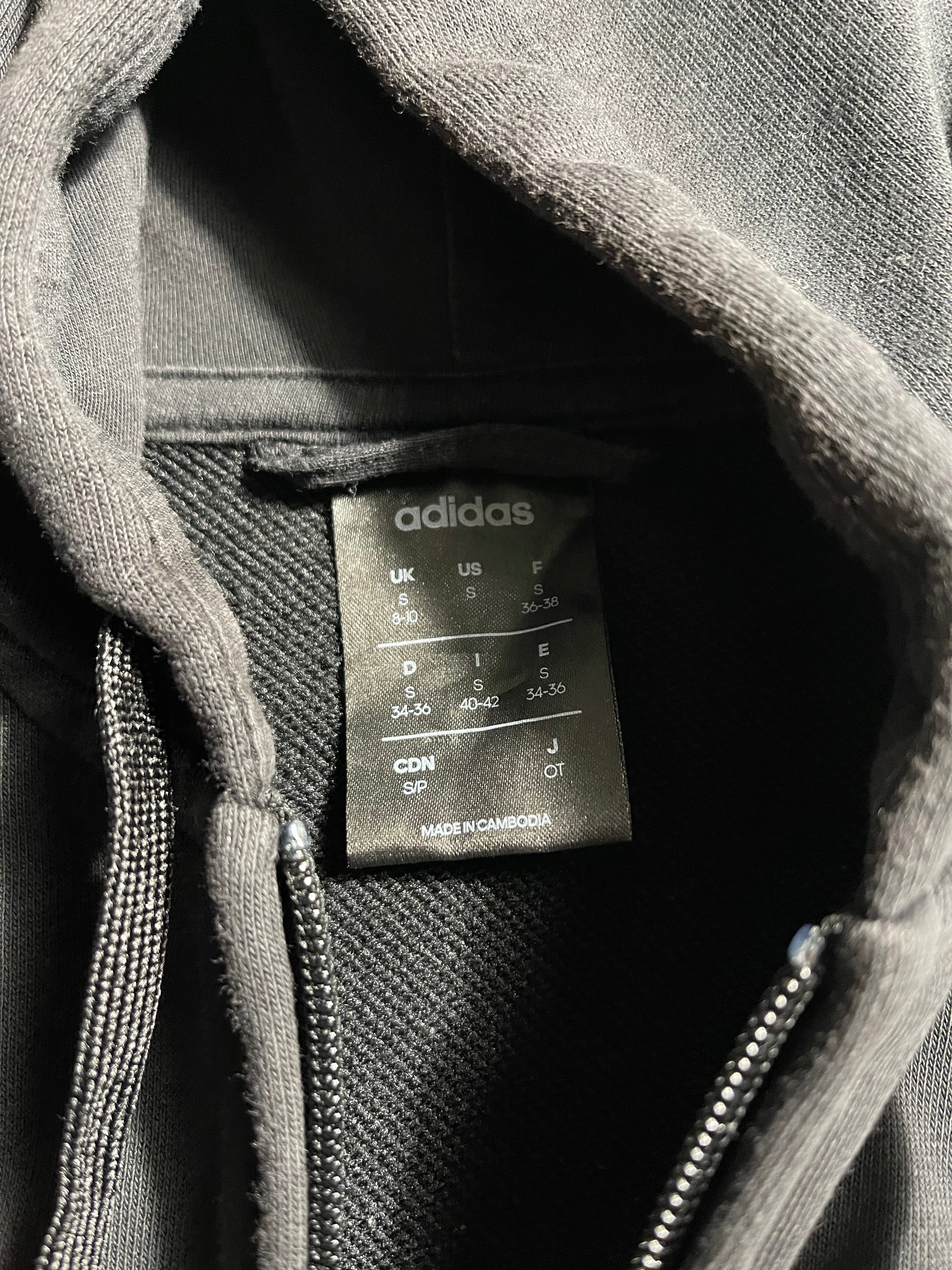 Adidas Vintage Y2K Zip-Hoodie S Womens