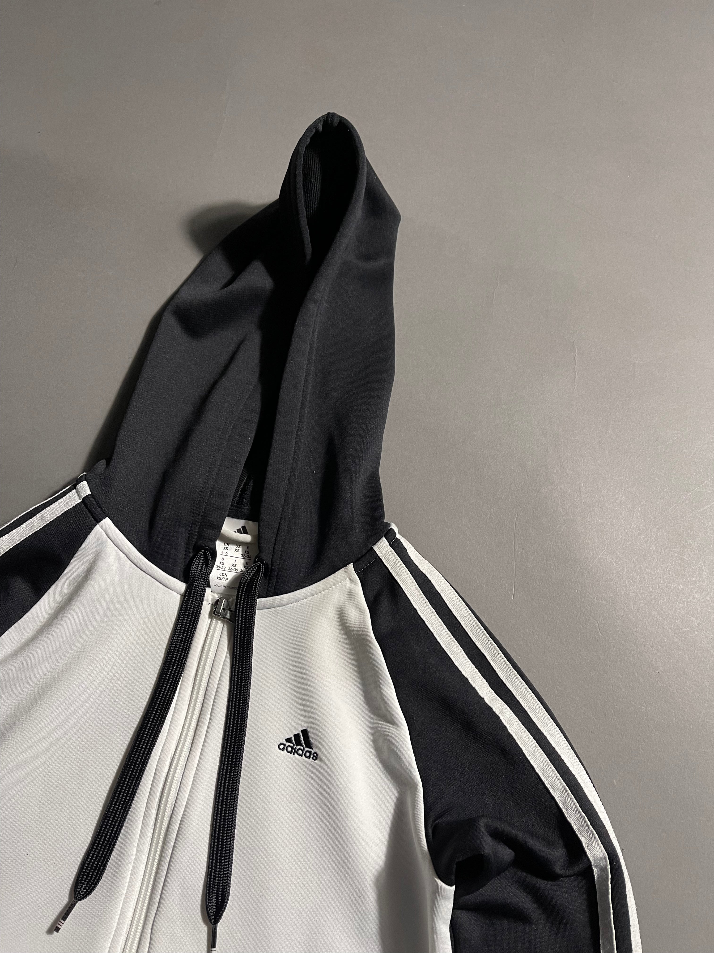 Adidas Vintage Y2K Zip-Hoodie XS Womens