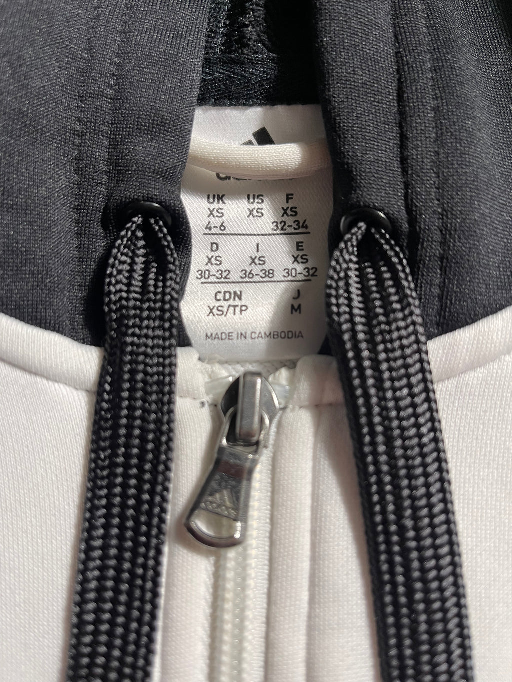 Adidas Vintage Y2K Zip-Hoodie XS Womens