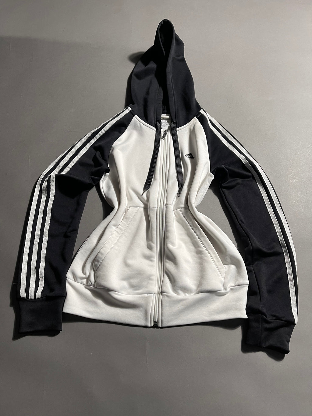 Adidas Vintage Y2K Zip-Hoodie XS Womens