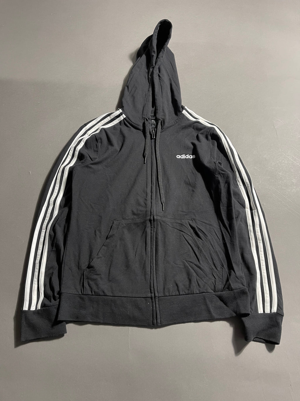 Adidas Vintage Y2K Zip-Hoodie M Womens