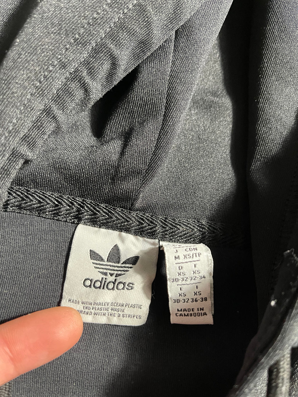 Adidas Vintage Y2K Zip-Hoodie XS Womens