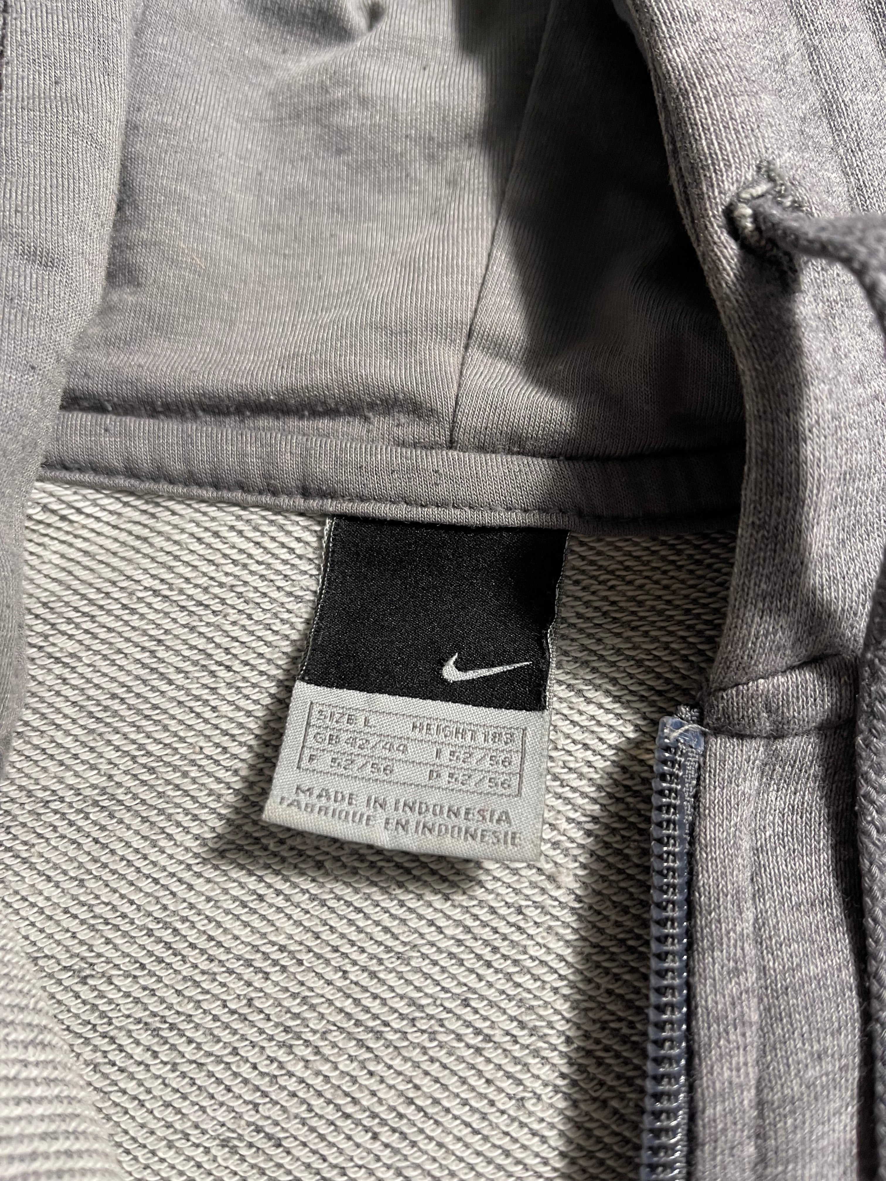 Nike Distressed Vintage Y2K Zip Hoodie L Mens